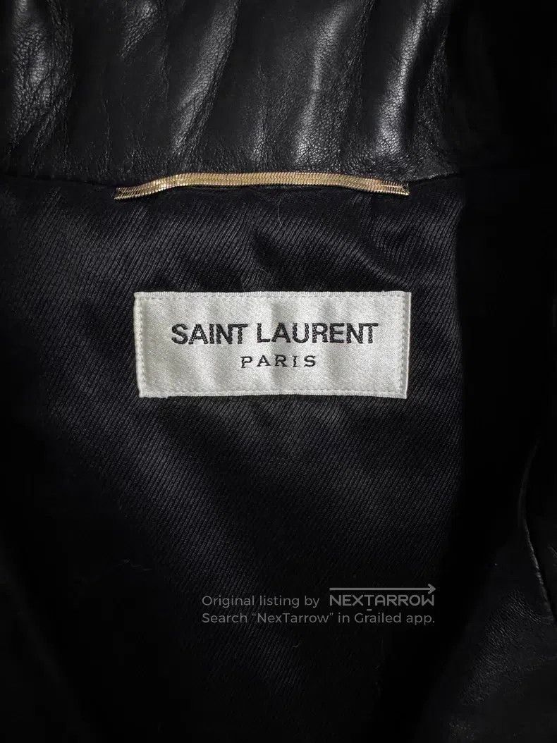 Saint Laurent Paris Saint Laurent Paris Motorcycle Leather Jacket Vest Size XS / US 0-2 / IT 36-38 - 3 Thumbnail