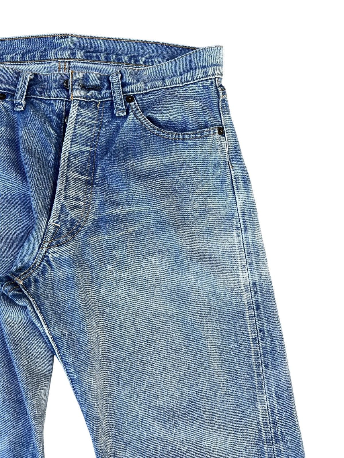 Denime Vintage DENIME Japan Ripped Faded Mud Denim Selvedge Jeans Size US 31 - 11 Thumbnail