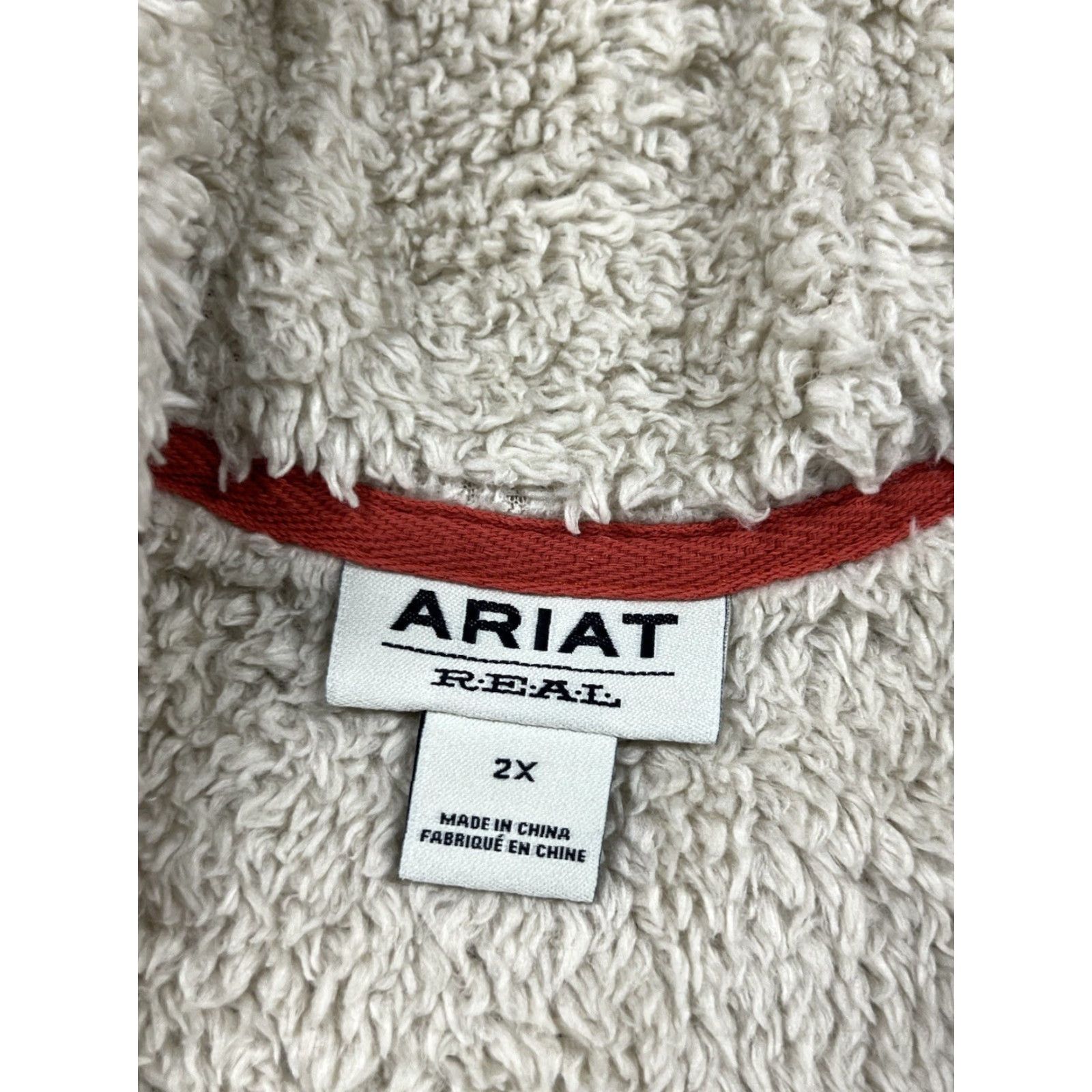 Ariat Ariat Women’s Jacket Solid Full Zip Hooded Pockets Workwear 2X Brown Size XXL / US 16-18 / IT 52-54 - 4 Thumbnail