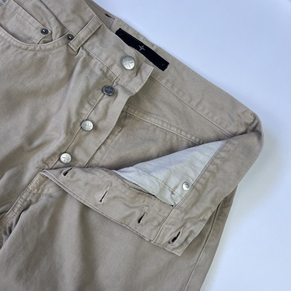 Stone Island × Vintage Stone Island denims beige pants Size US 30 / EU 46 - 5 Thumbnail