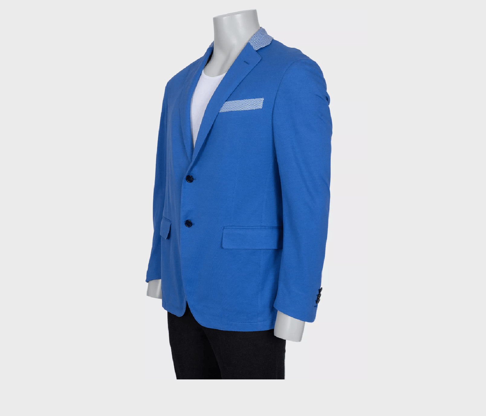 Zilli Zilli Blue Cotton Blazer EU54 XXL Size 54R - 2 Thumbnail