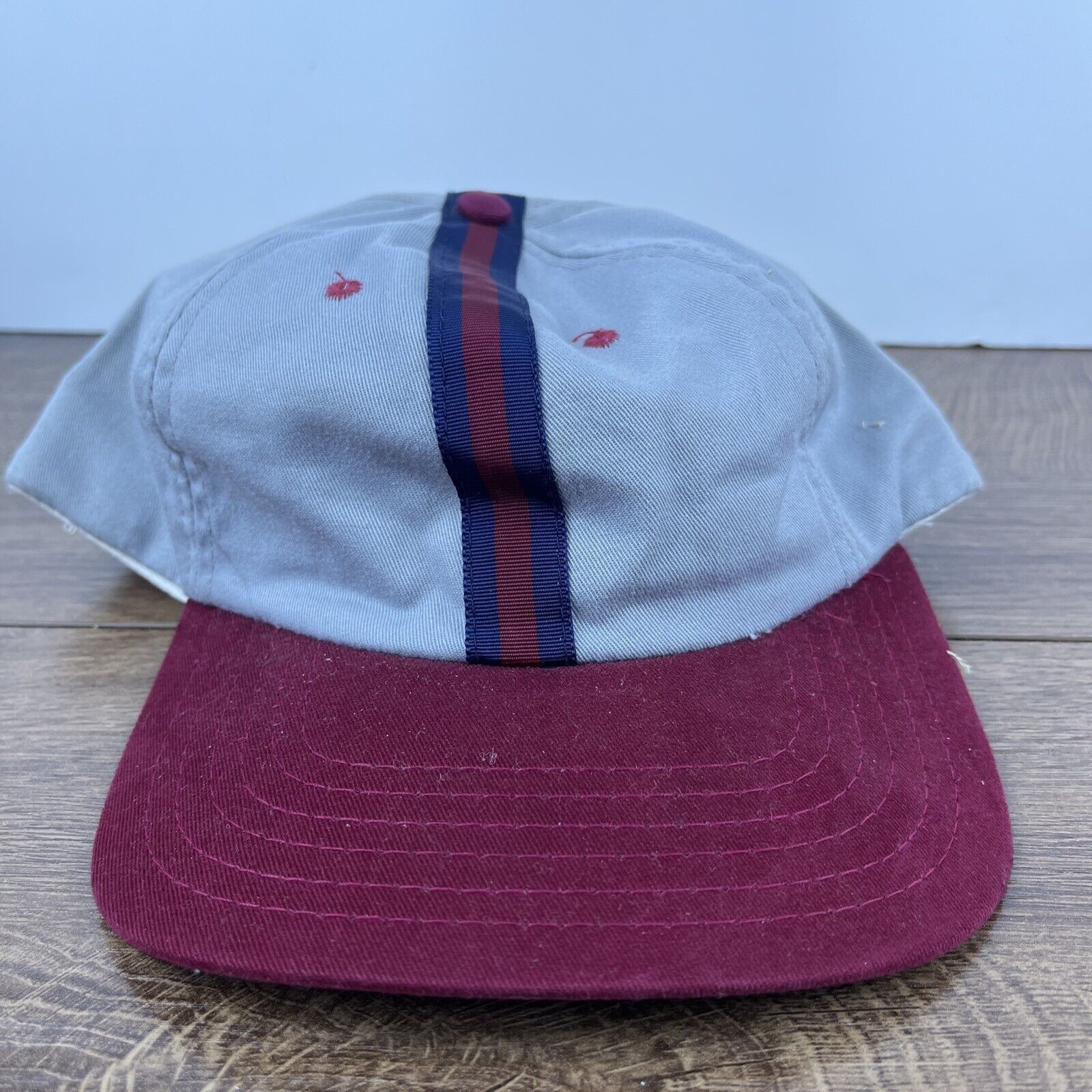 Other Gray Red Snapback Hat Athletic Adjustable Adult Size Hat Gra Size ONE SIZE - 1 Thumbnail