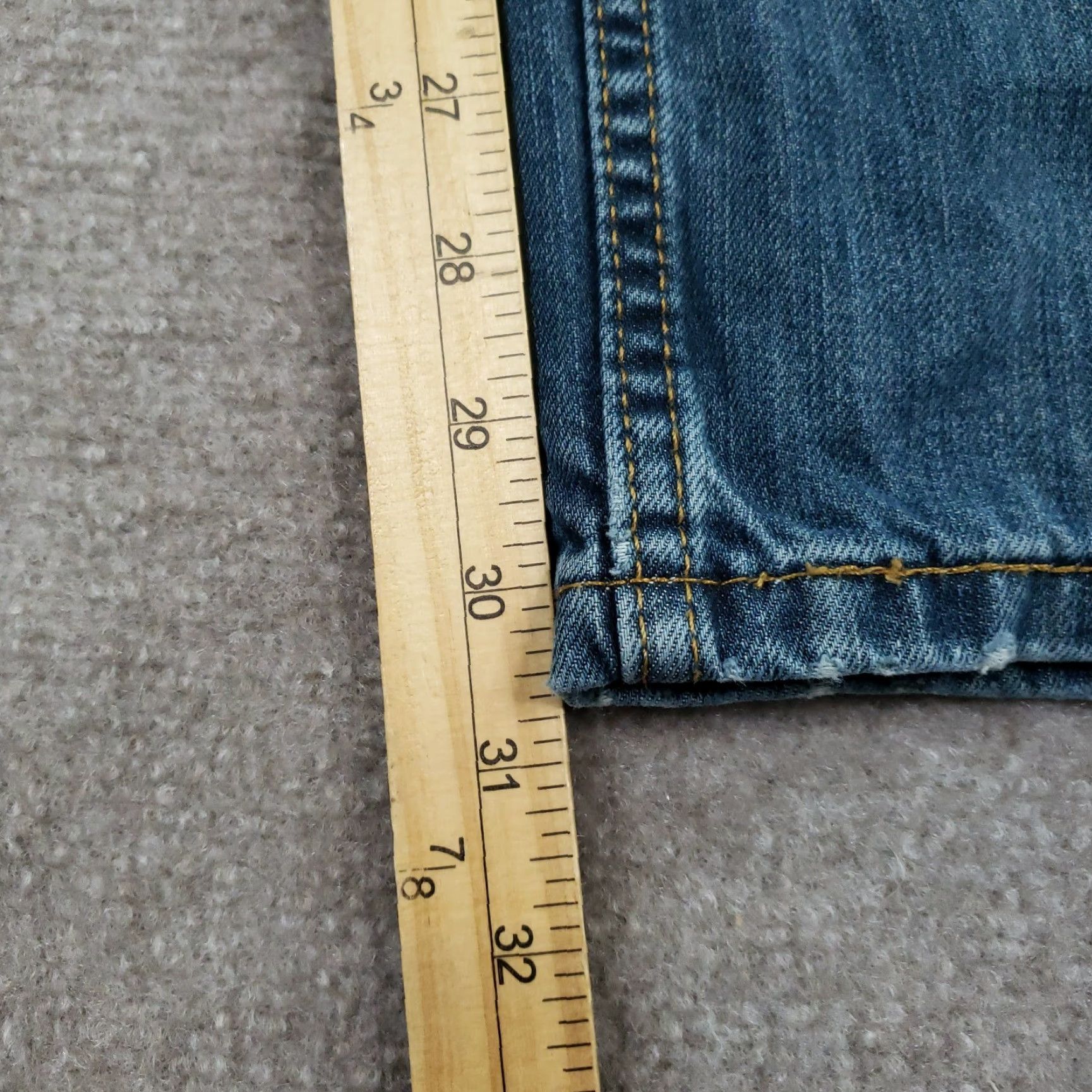 Levi's Levi's 559 Jeans Men 40x32 Blue Denim Relaxed Straight Leg Casual Classic Jeans Size US 40 / EU 56 - 3 Thumbnail