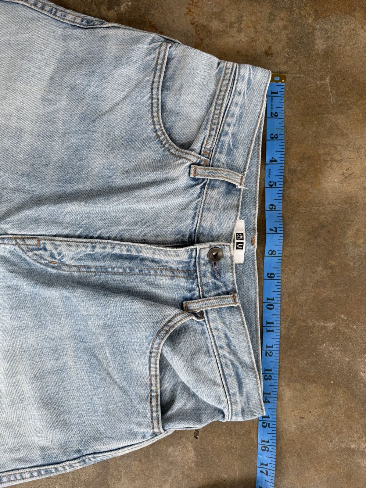 Japanese Brand VINTAGE JAPAN BAGGY STRAIGHT FADED JEAN DENIM PANTS Size US 29 - 6 Thumbnail