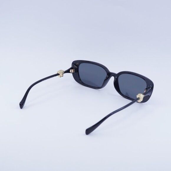 Versace Versace VE4504D GB1/87 Sunglasses Shiny Black Rectangle Size ONE SIZE - 9 Thumbnail