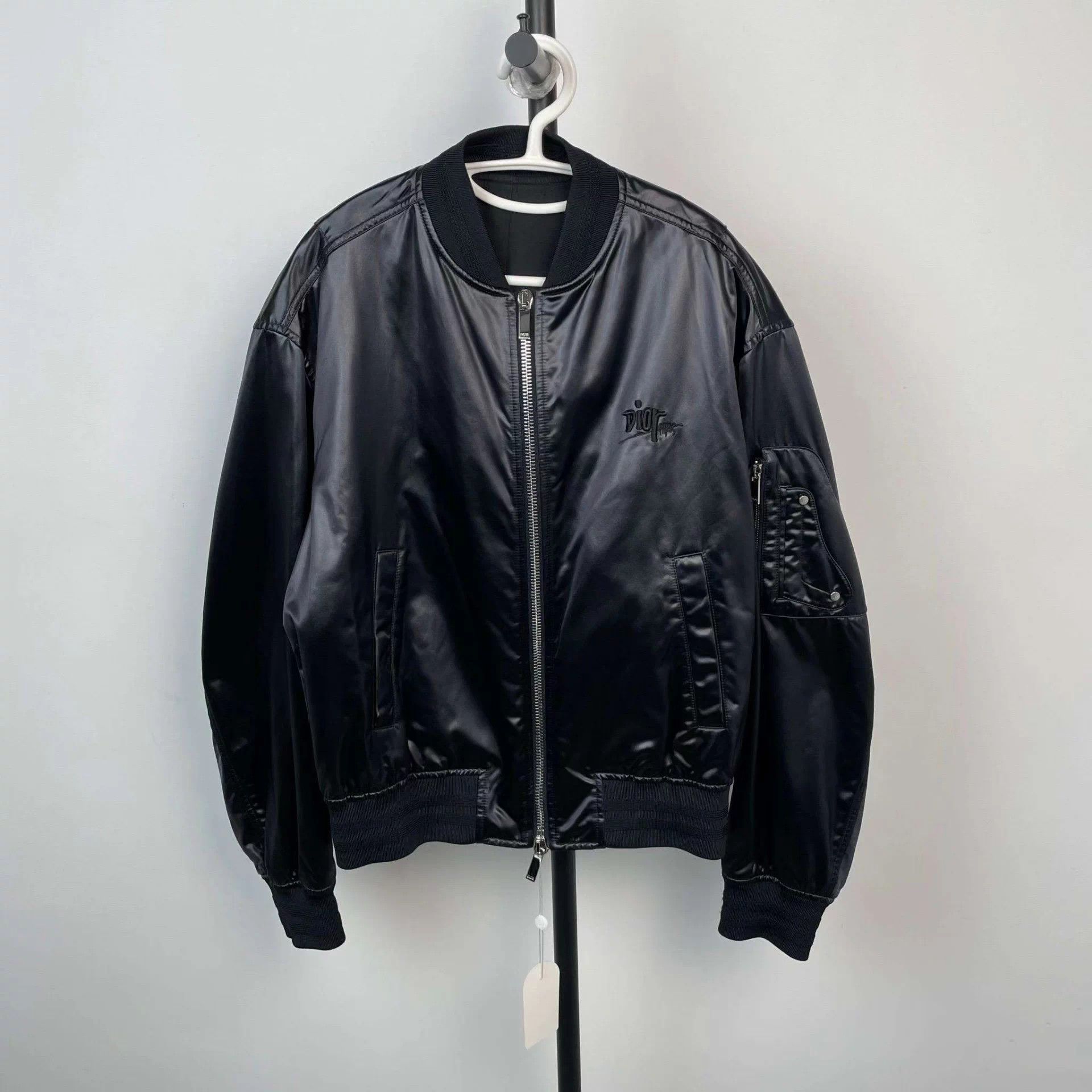 Dior Dior x Bomber Jacket Black 50 Size US M / EU 48-50 / 2 - 1 Thumbnail