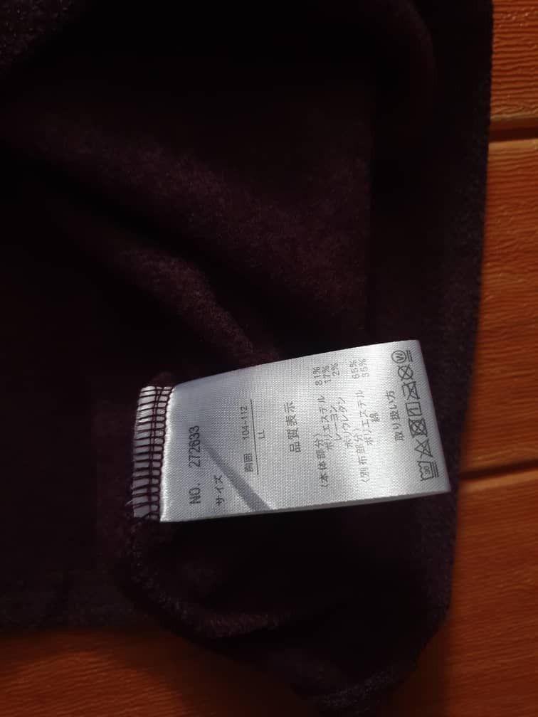 Japanese Brand Nota Bene burgendy colour longsleeve shirt Size US M / EU 48-50 / 2 - 3 Thumbnail