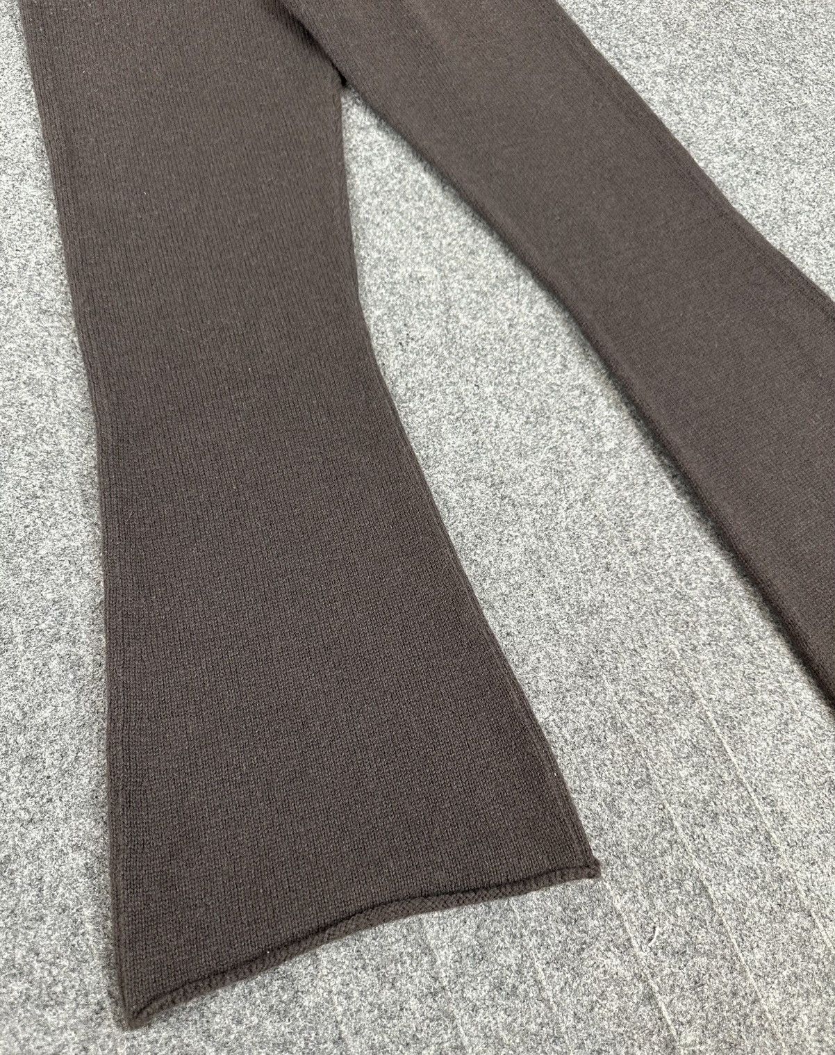 Yohji Yamamoto Yohji Yamamoto - 2007 Main Line Knit Wool Flared Sweat Pants Size 28" / US 6 / IT 42 - 6 Thumbnail