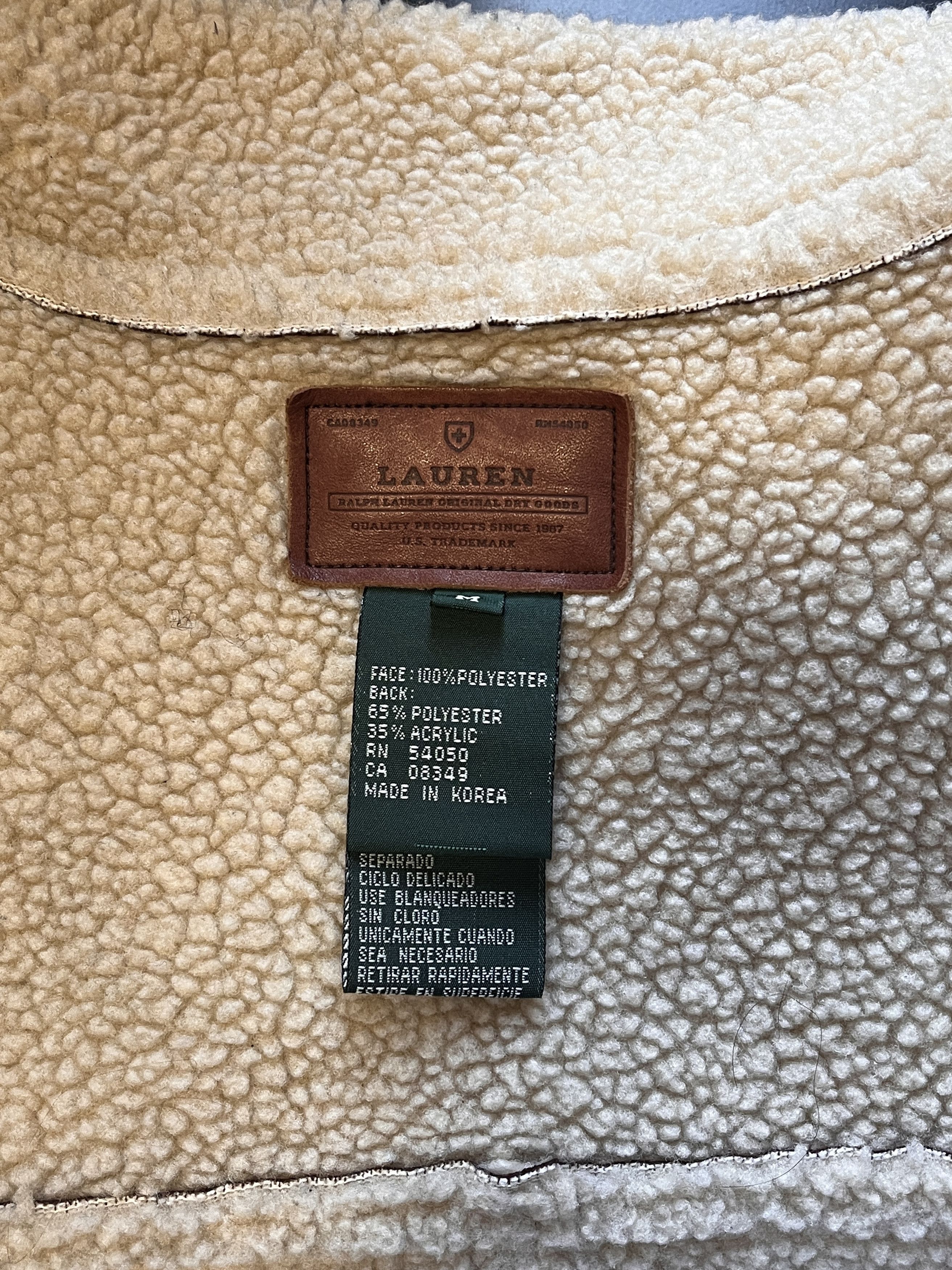 Lauren Ralph Lauren Lauren Ralph Lauren Dry Goods Suede/Sherpa Coat Size M / US 6-8 / IT 42-44 - 3 Thumbnail