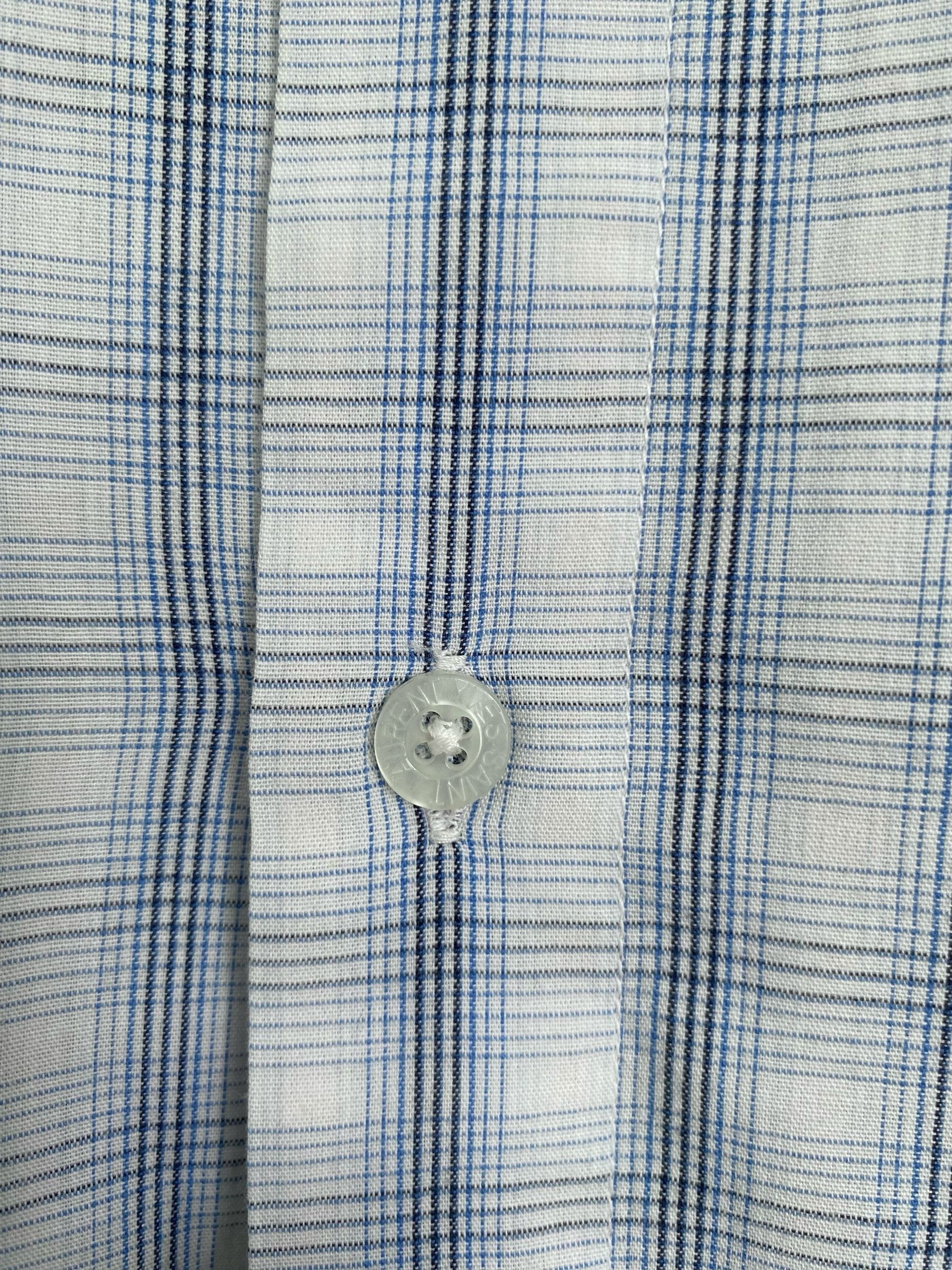 Vintage × Yves Saint Laurent 90s' YSL checkered short sleeve shirt Size US XL / EU 56 / 4 - 5 Thumbnail