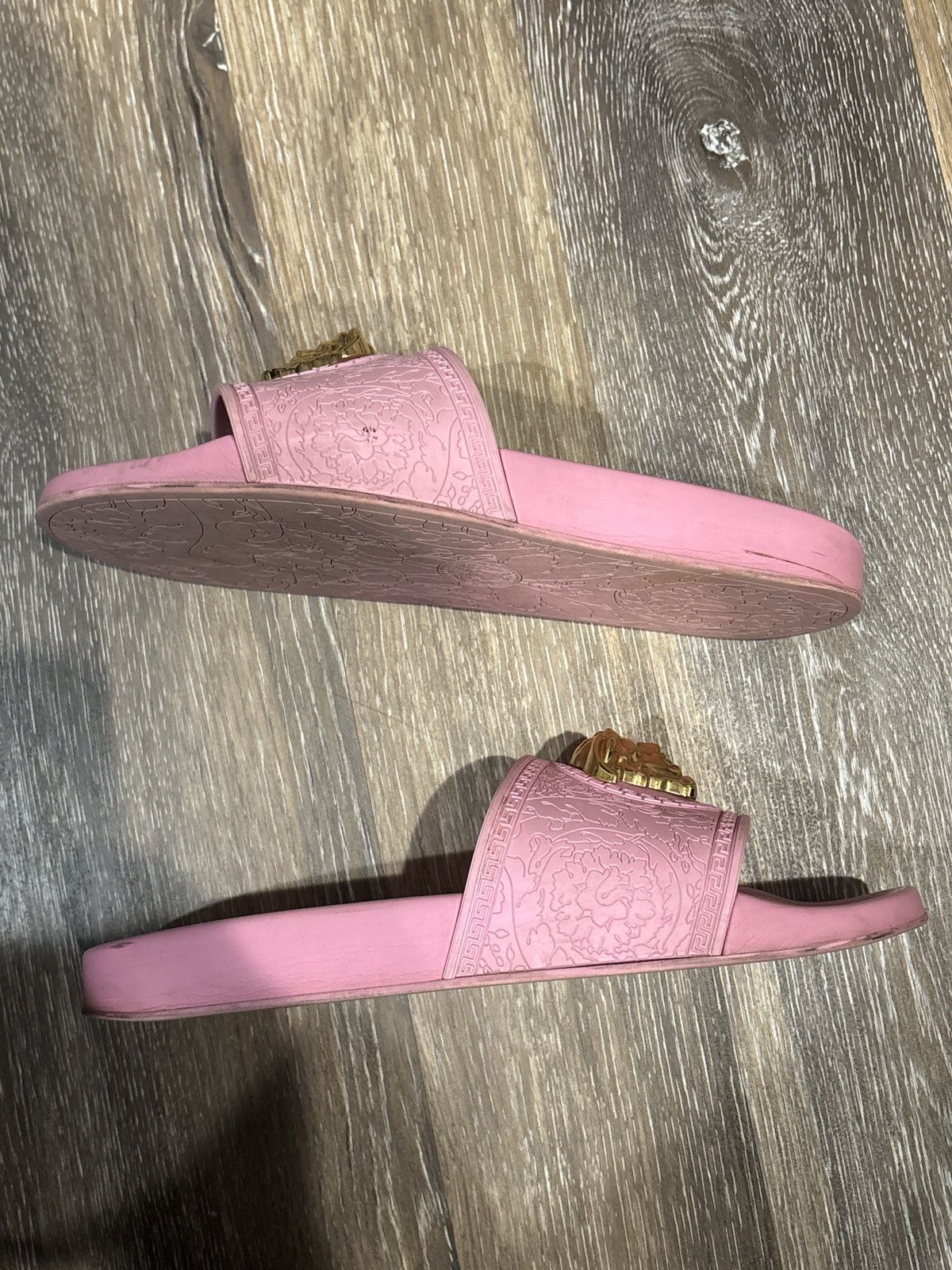 Versace Versace Pink Medusa Slides Size US 9 / IT 39 - 4 Thumbnail