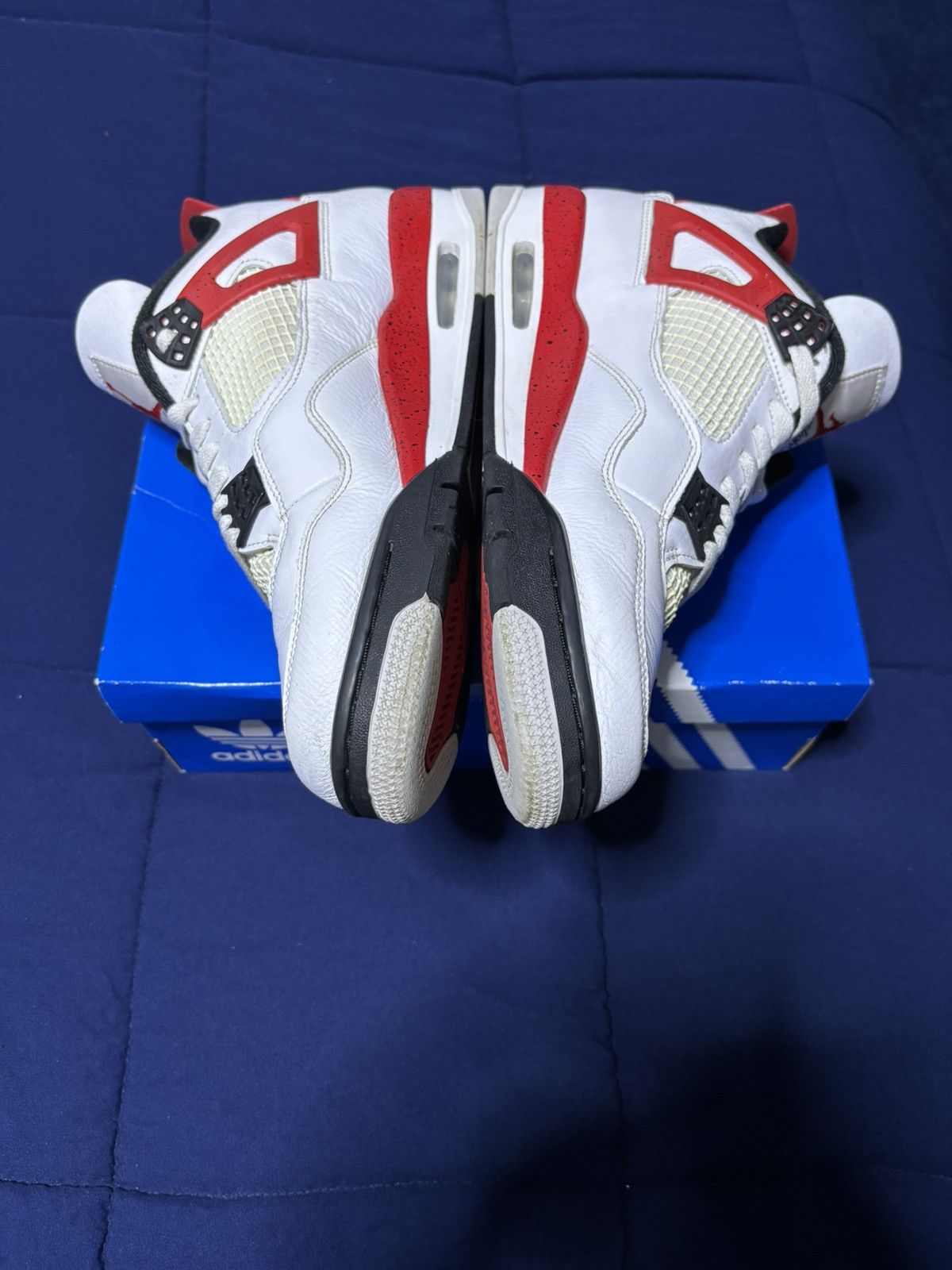Jordan Brand Jordan 4 Retro Red Cement 2023 Size 11.5 Size US 11.5 / EU 44-45 - 4 Thumbnail