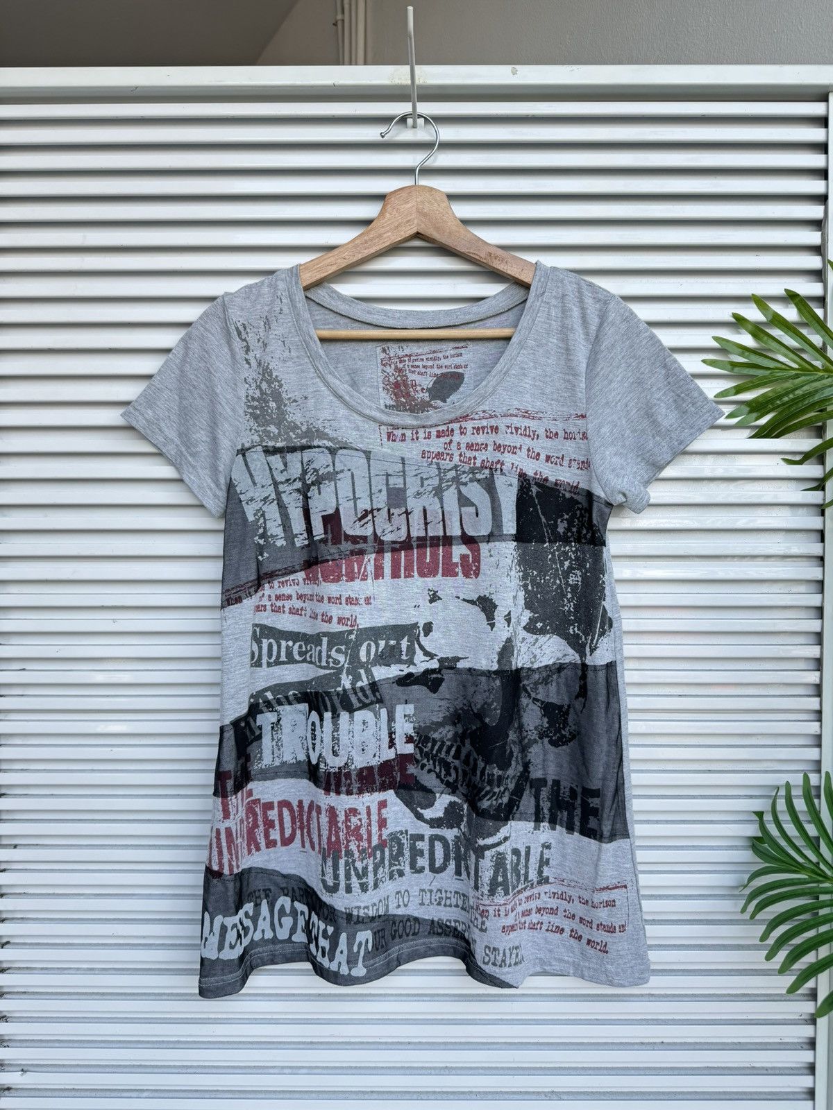 Japanese Brand Conflake Skulls Punk Poem Riot Tees Size US S / EU 44-46 / 1 - 1 Thumbnail