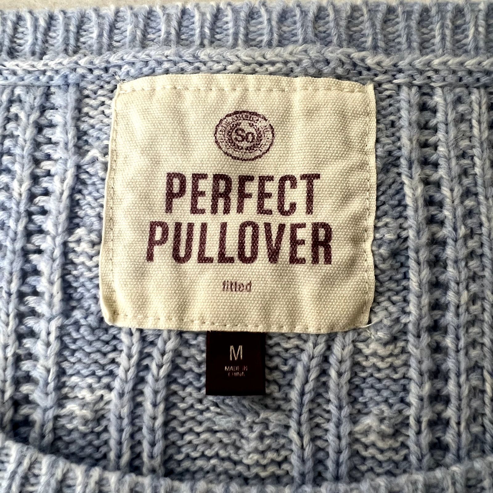 Other SO Blue Perfect Pullover Knit Crewneck Sweater Size M / US 6-8 / IT 42-44 - 6 Thumbnail