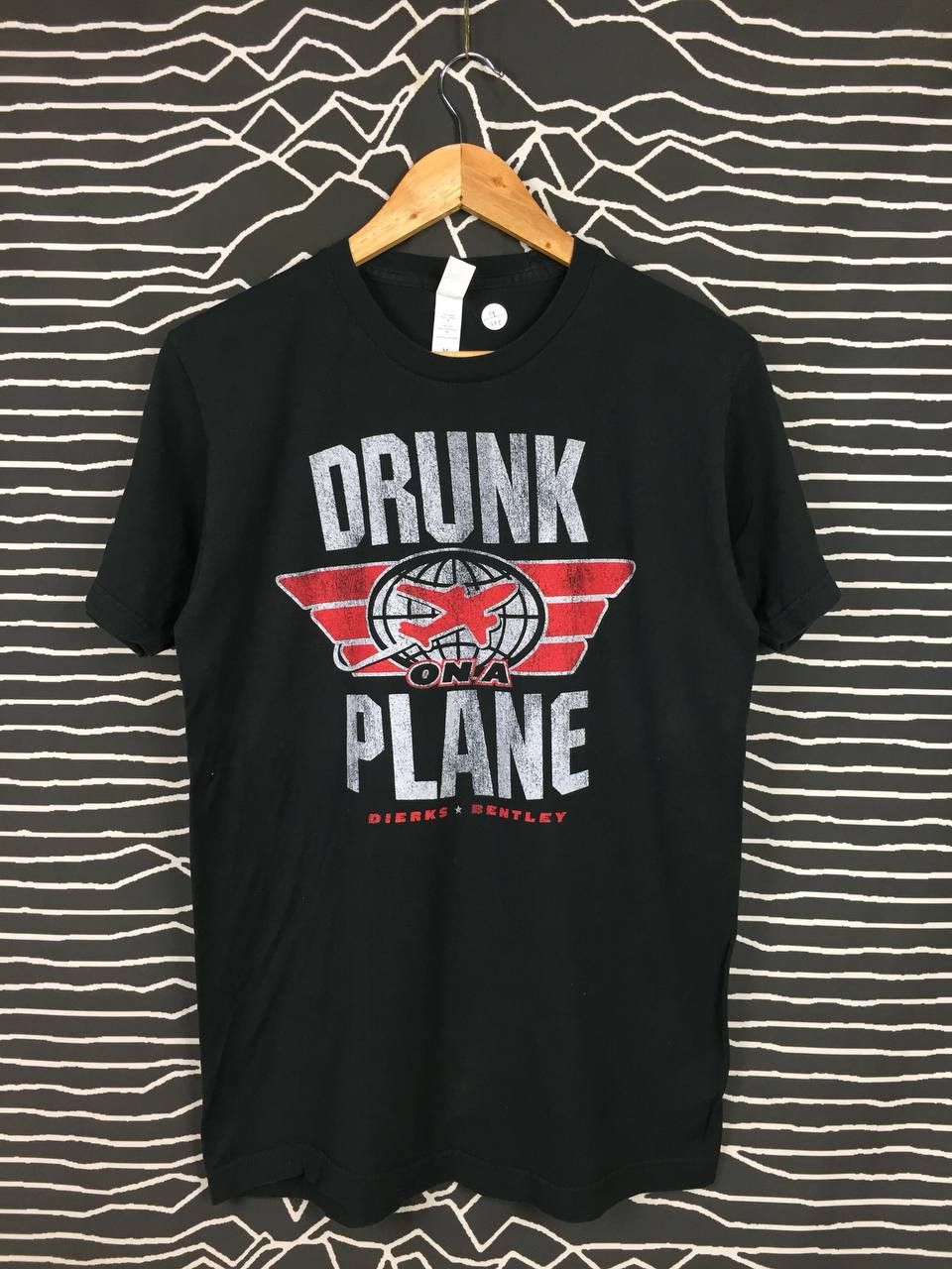 Band Tees × Vintage Dierks Bentley Country Music Singer Drunk On A Plane Tee Size US M / EU 48-50 / 2 - 2 Thumbnail
