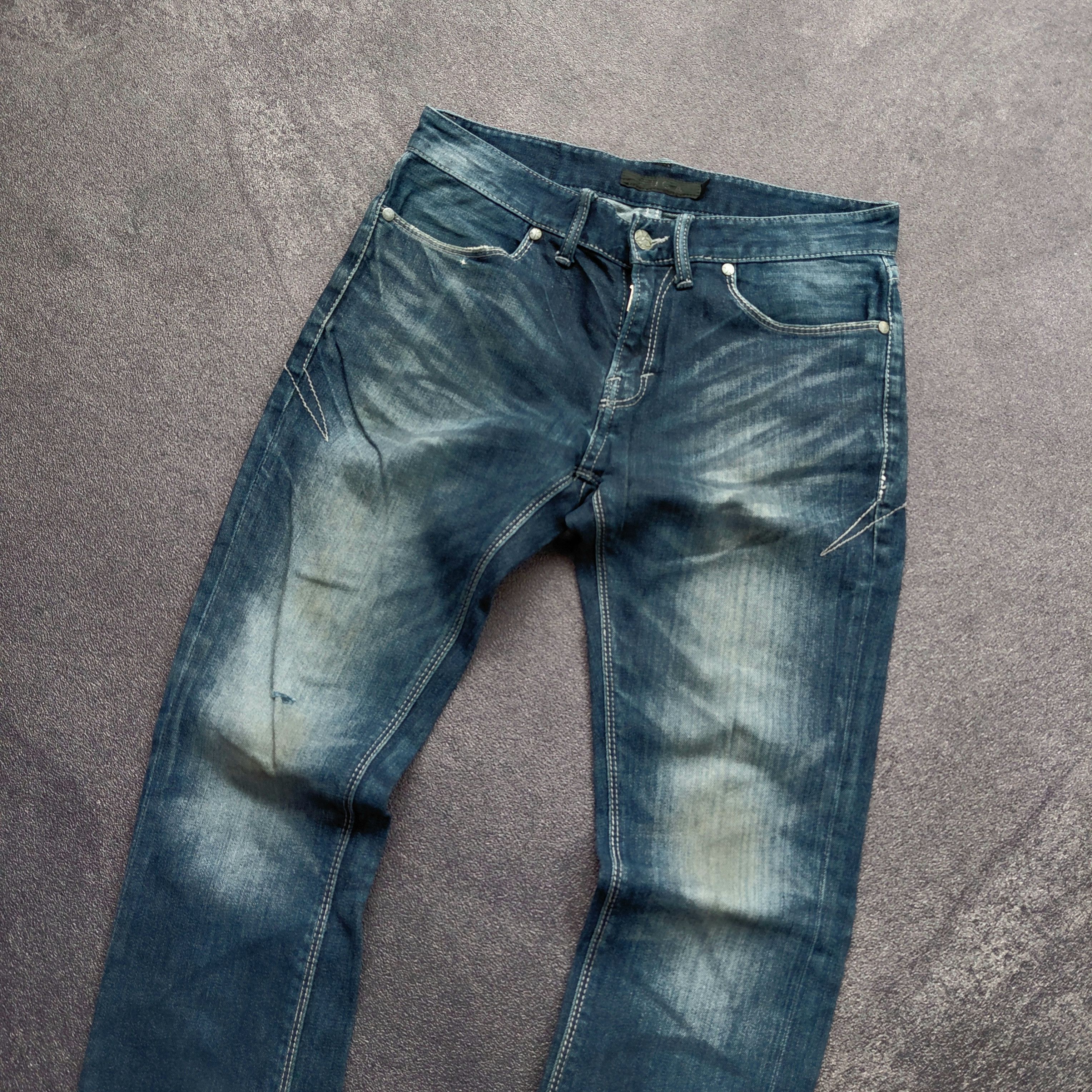 GOSTAR DE FUGA FUGA Duatressed Denin Pants Size US 30 / EU 46 - 3 Thumbnail