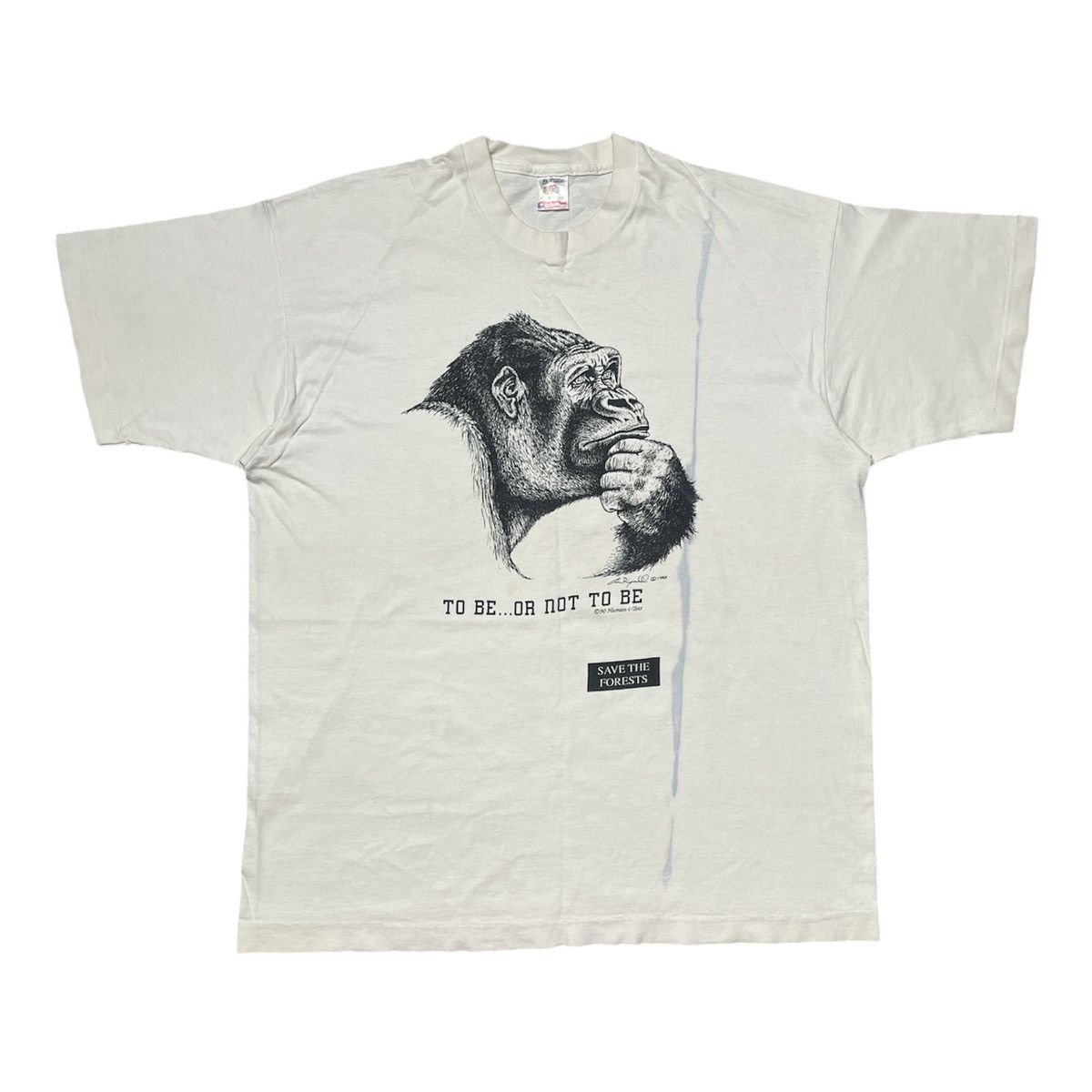 Vintage to be or not to be ape tee Size US XL / EU 56 / 4 - 1 Thumbnail
