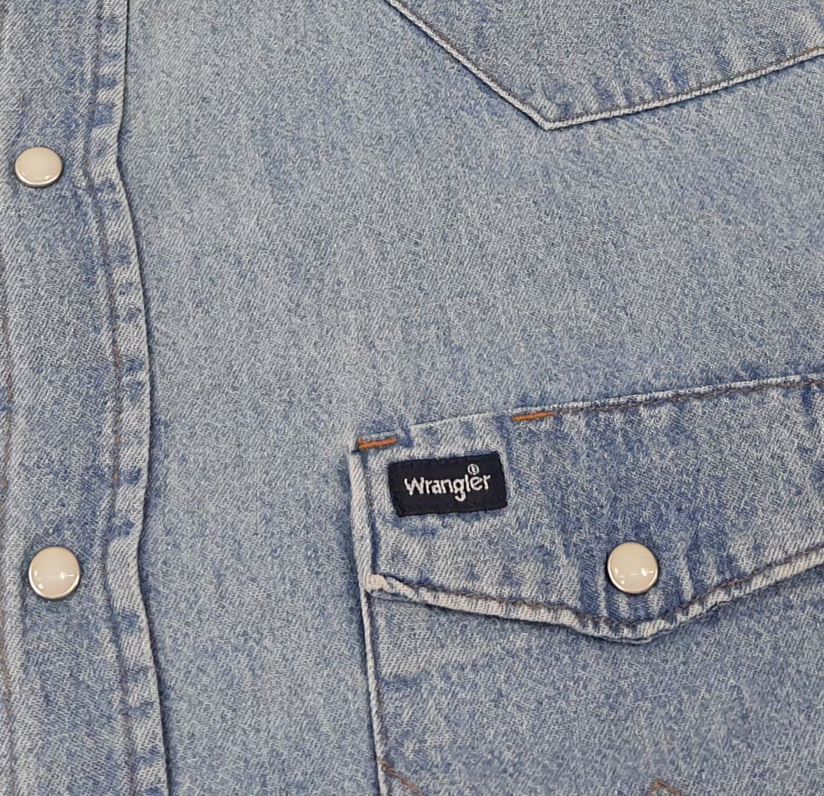 Vintage × Wrangler Vintage Wrangler Denim Button Up Shirt C219N8 Size US M / EU 48-50 / 2 - 3 Thumbnail