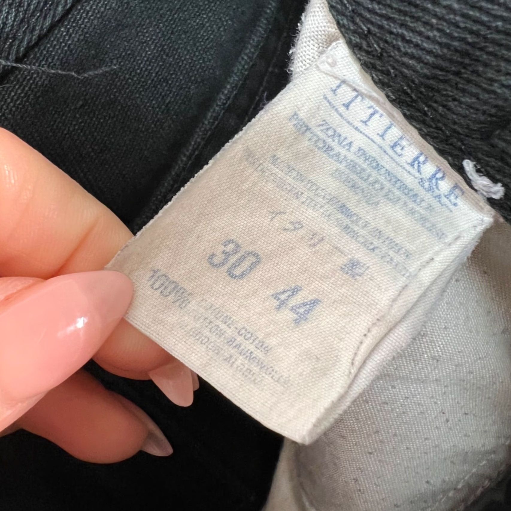 Versace Jeans Couture VINTAGE Versace Jeans Couture Womens 44 Black High-Waisted Denim Jeans Size 30" / US 8 / IT 44 - 4 Thumbnail