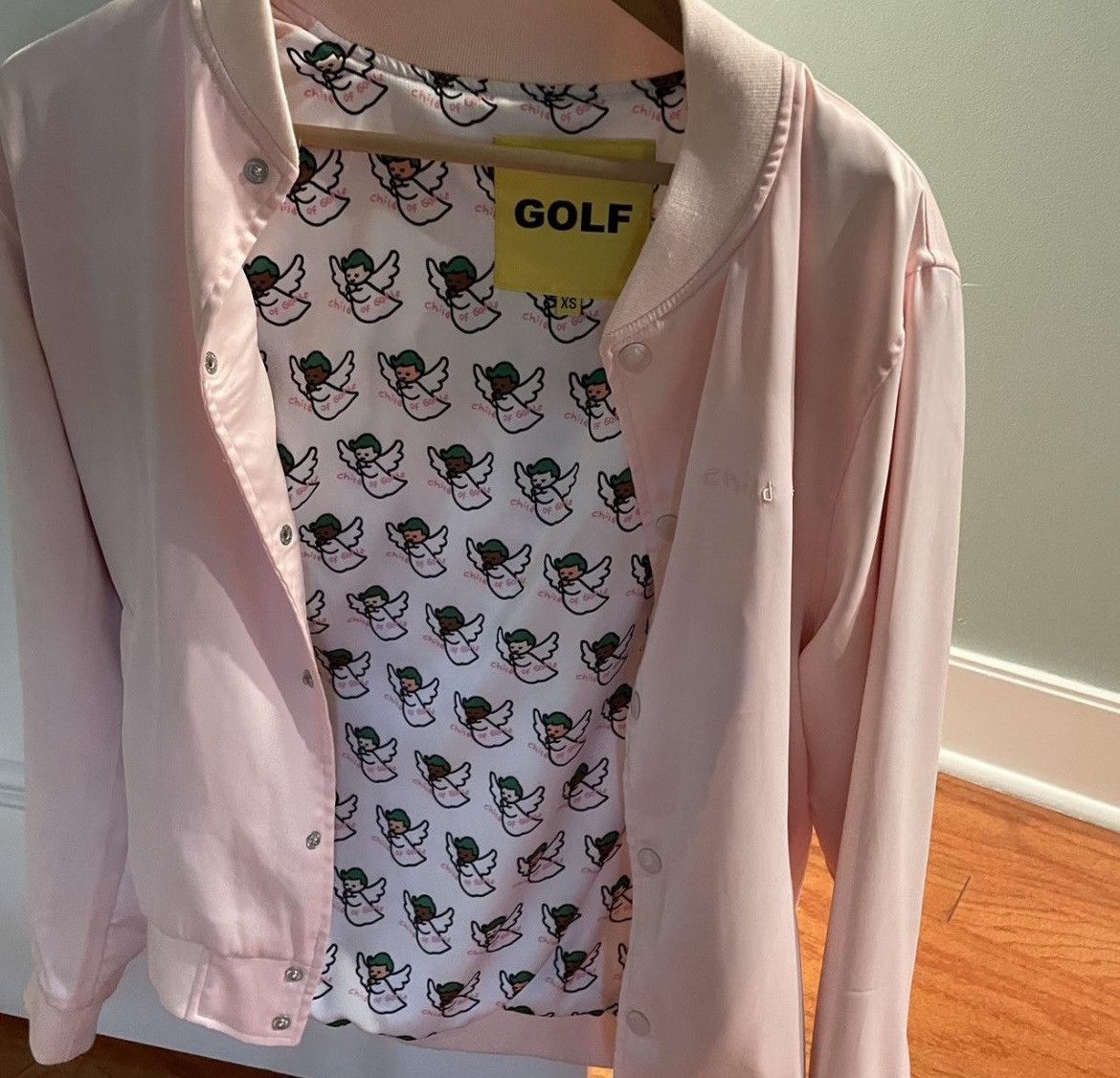 Golf Wang Pink Satin Child of Golf Bomber Jacket Size US S / EU 44-46 / 1 - 2 Thumbnail