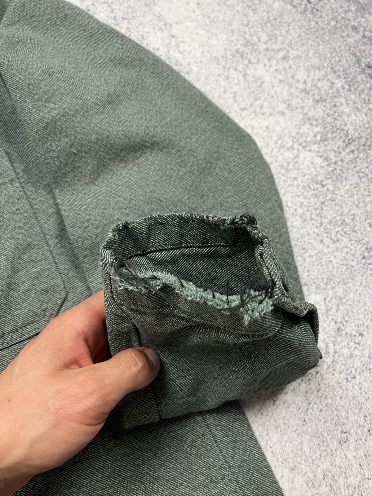 Vintage 90’s 80’s Sanfor Work Jacket Distressed Rare