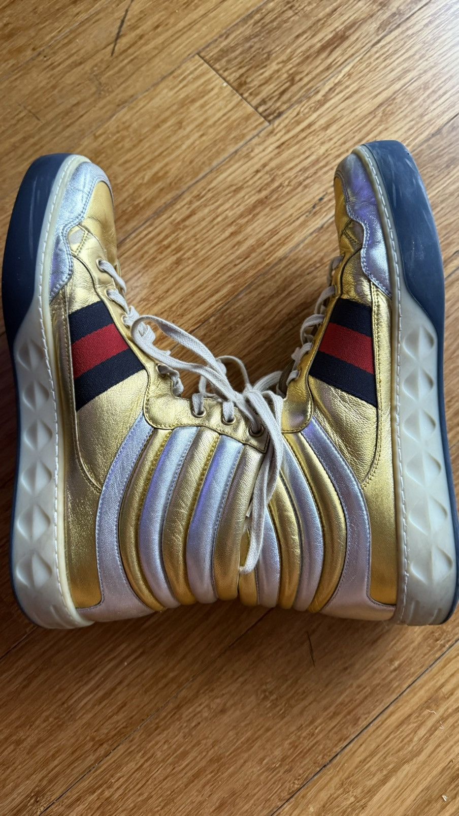 Gucci Gucci Hightop Size US 10 / EU 43 - 9 Thumbnail