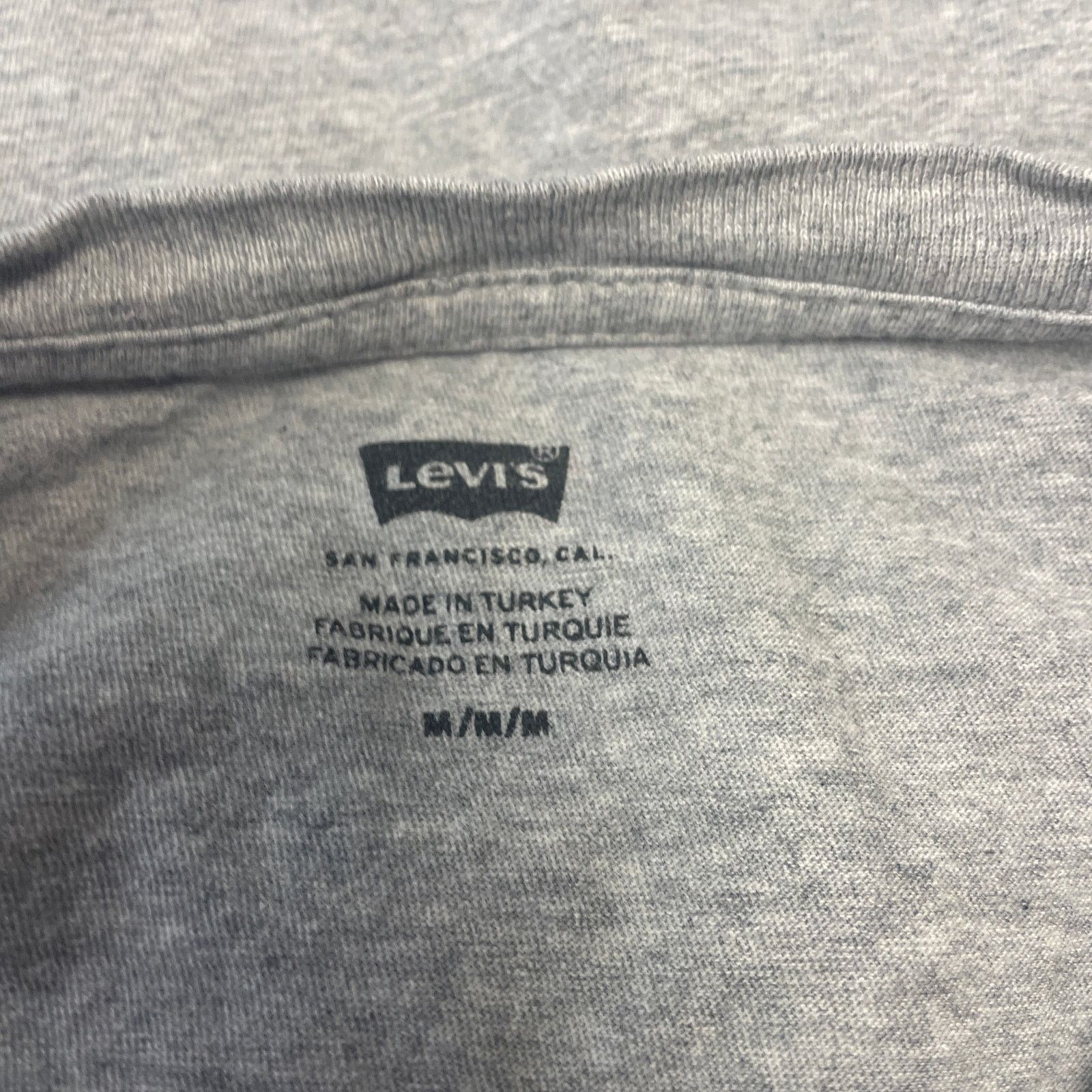 Levi's Levi's Womens Medium Cotton Crew Neck Casual Tee Shirt Size M / US 6-8 / IT 42-44 - 4 Thumbnail