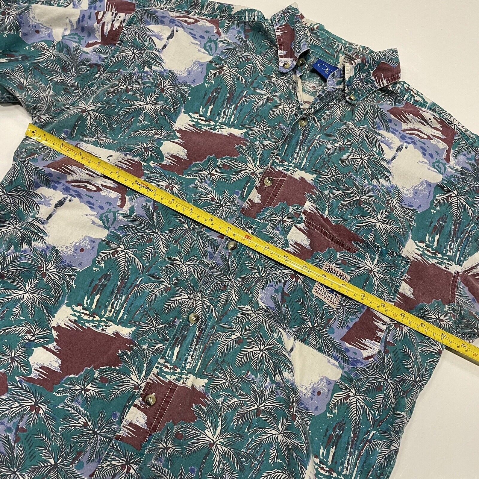 Ocean Pacific VTG 90’s OP Ocean Pacific Aloha Shirt Palm Tree Art Men’s L Size US L / EU 52-54 / 3 - 5 Thumbnail