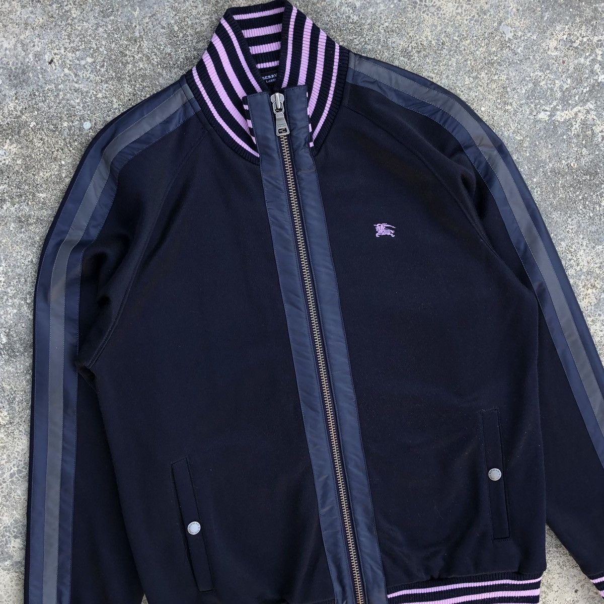 Burberry Burberry Black Label Embroidery Logo Zip-up Track Jacket Size US M / EU 48-50 / 2 - 3 Thumbnail