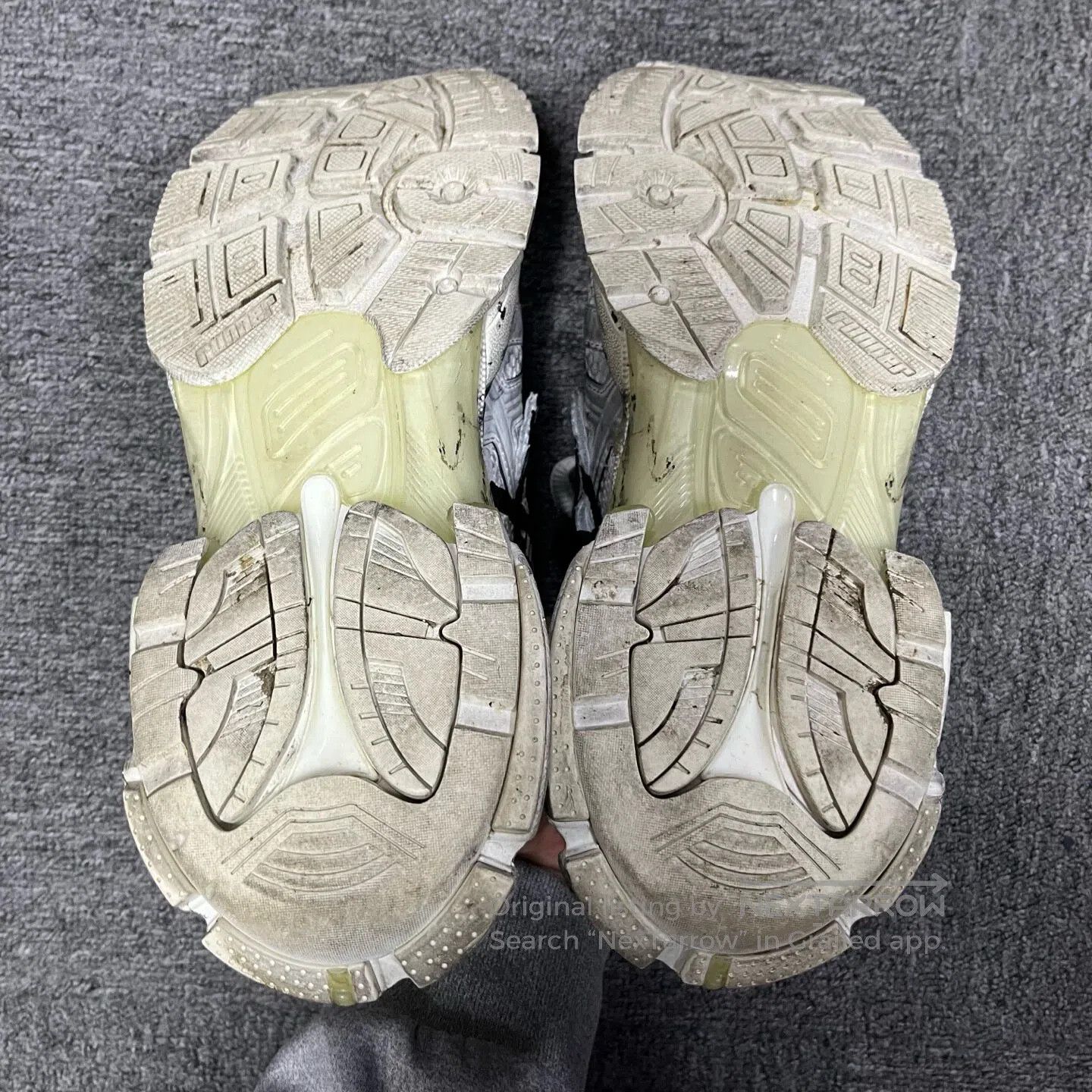 Balenciaga Balenciaga Worn-out style laced low-top sneakers| Size US 7 / EU 40 - 6 Thumbnail