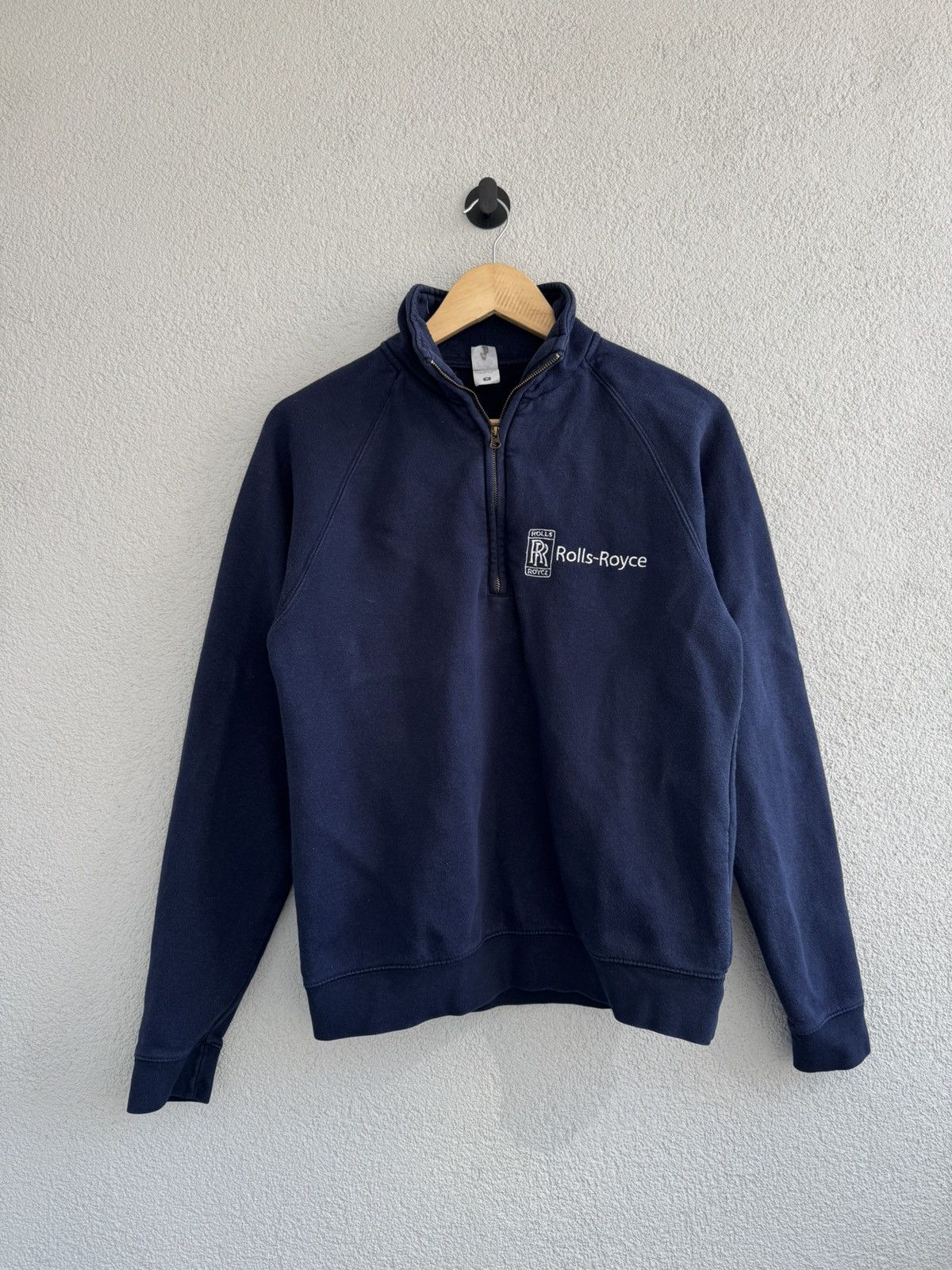 Vintage Rolls-Royce Logo Sweatshirt Vintage Size US M / EU 48-50 / 2 - 1 Thumbnail