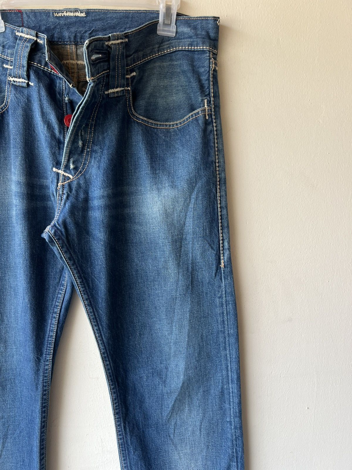 Levi's Vintage 2000s Levi’s RED Large Back Pocket Denim Jeans Size US 33 - 12 Thumbnail
