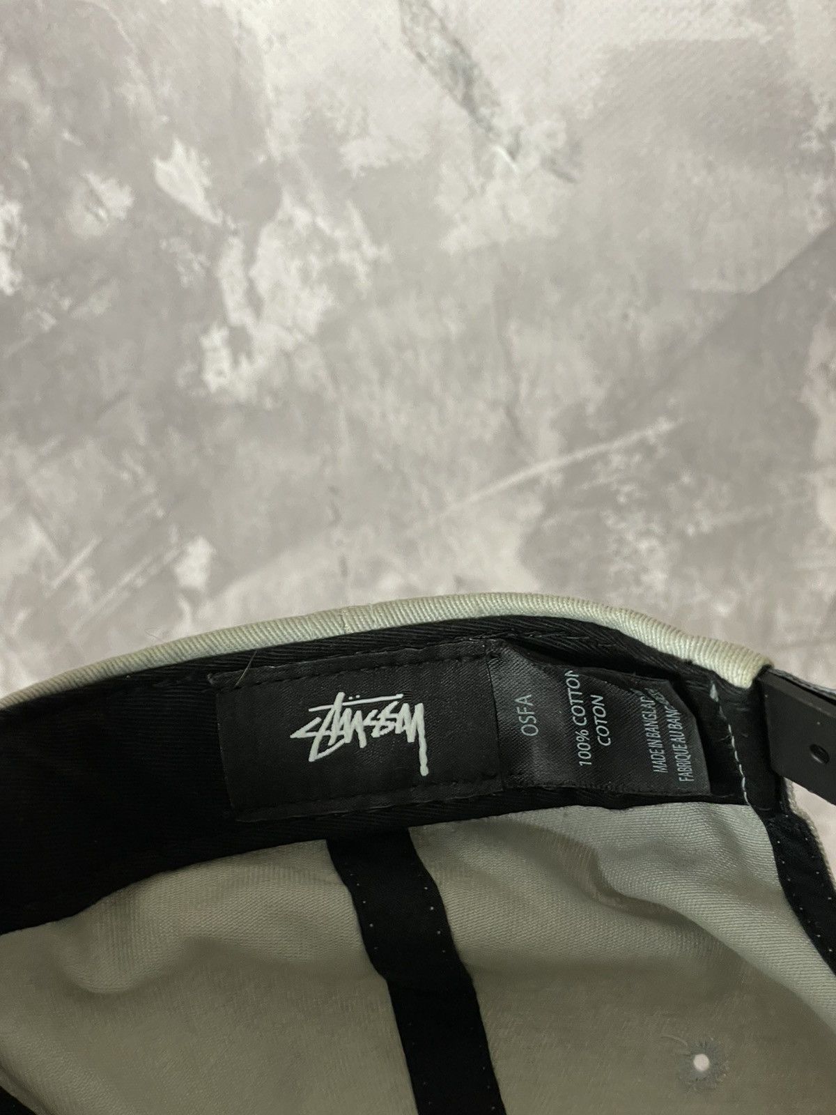 Japanese Brand × Stussy × Vintage 🔥Blue Vintage Stussy Sun-Faded distressed Snapback cap hat Size ONE SIZE - 7 Thumbnail