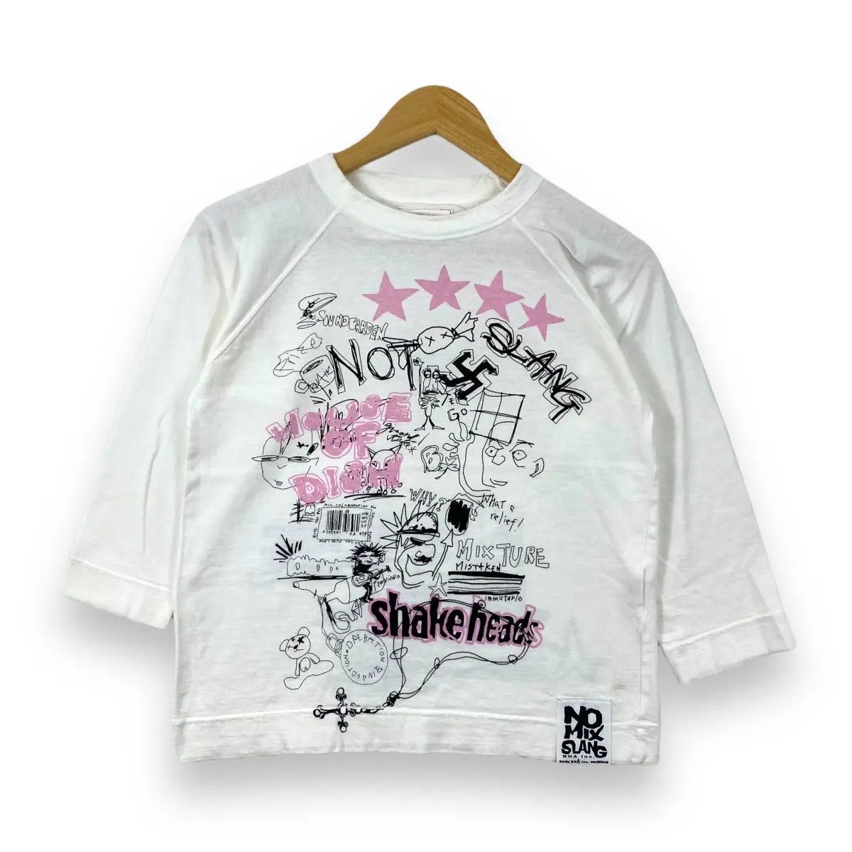 Band Tees RNA Slang SEDITIONARIES Punk Design Long Sleeve Tee Shirt Size M / US 6-8 / IT 42-44 - 1 Thumbnail
