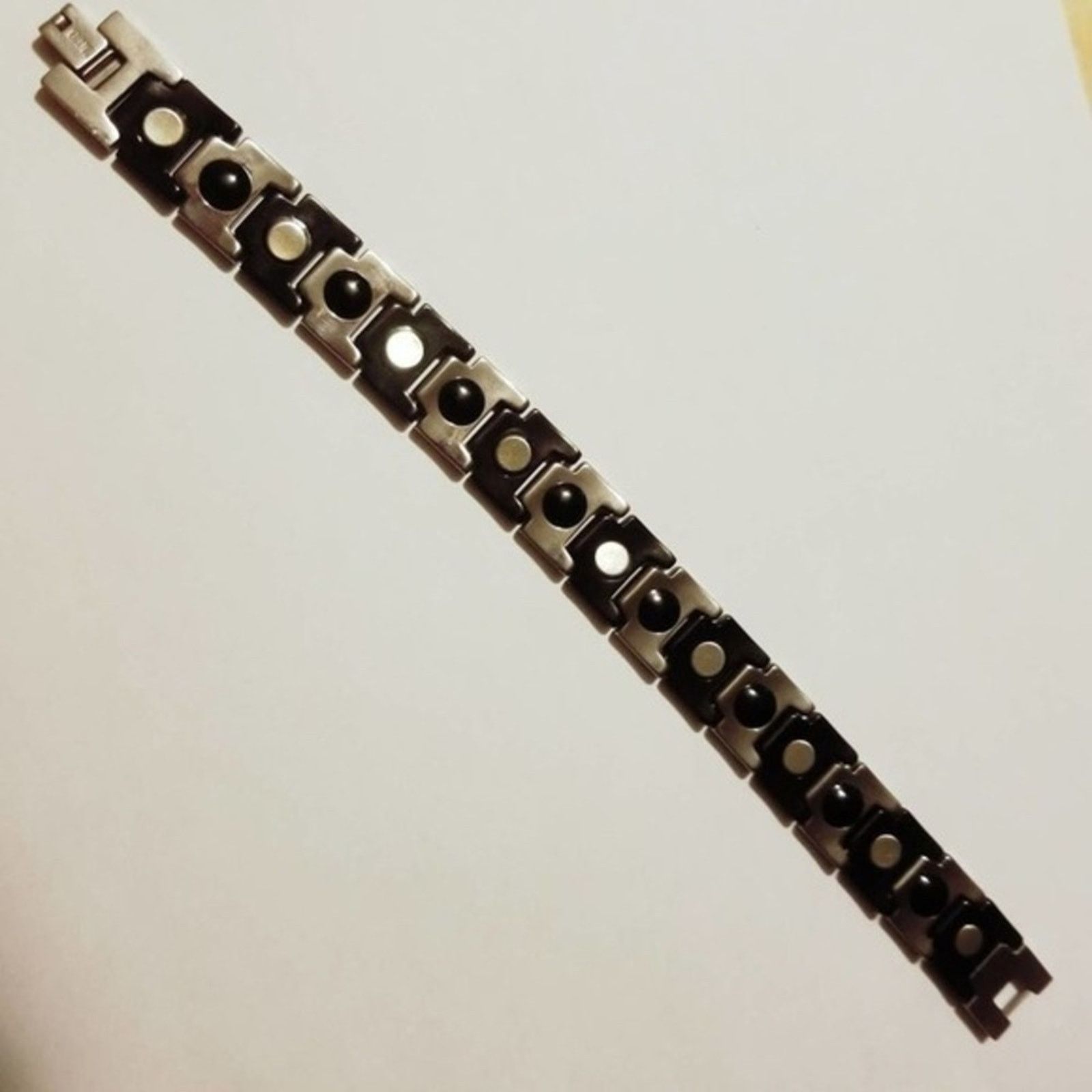 Other New Tungsten carbide sivler and black bracelet 8"‎ Size ONE SIZE - 5 Thumbnail