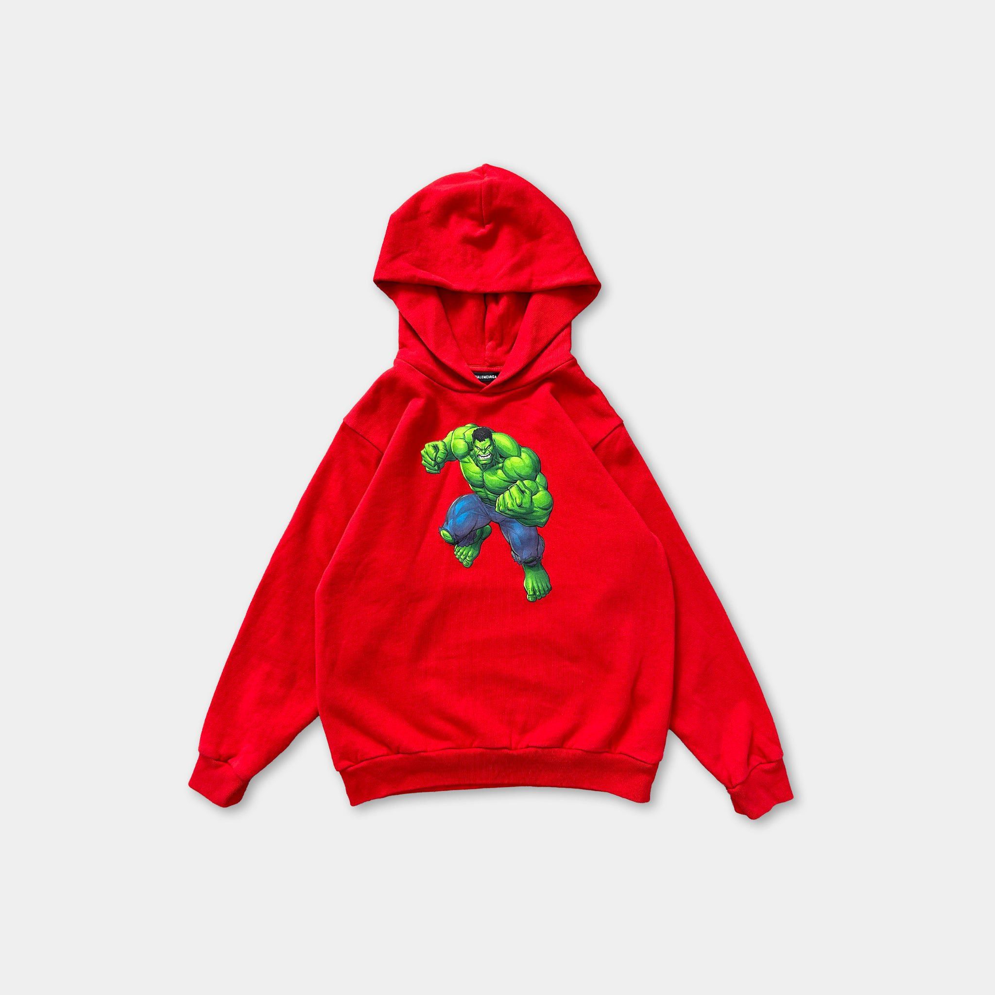 Balenciaga Balenciaga Hulk Kids Hoodie Red Size US XS / EU 42 / 0 - 1 Thumbnail
