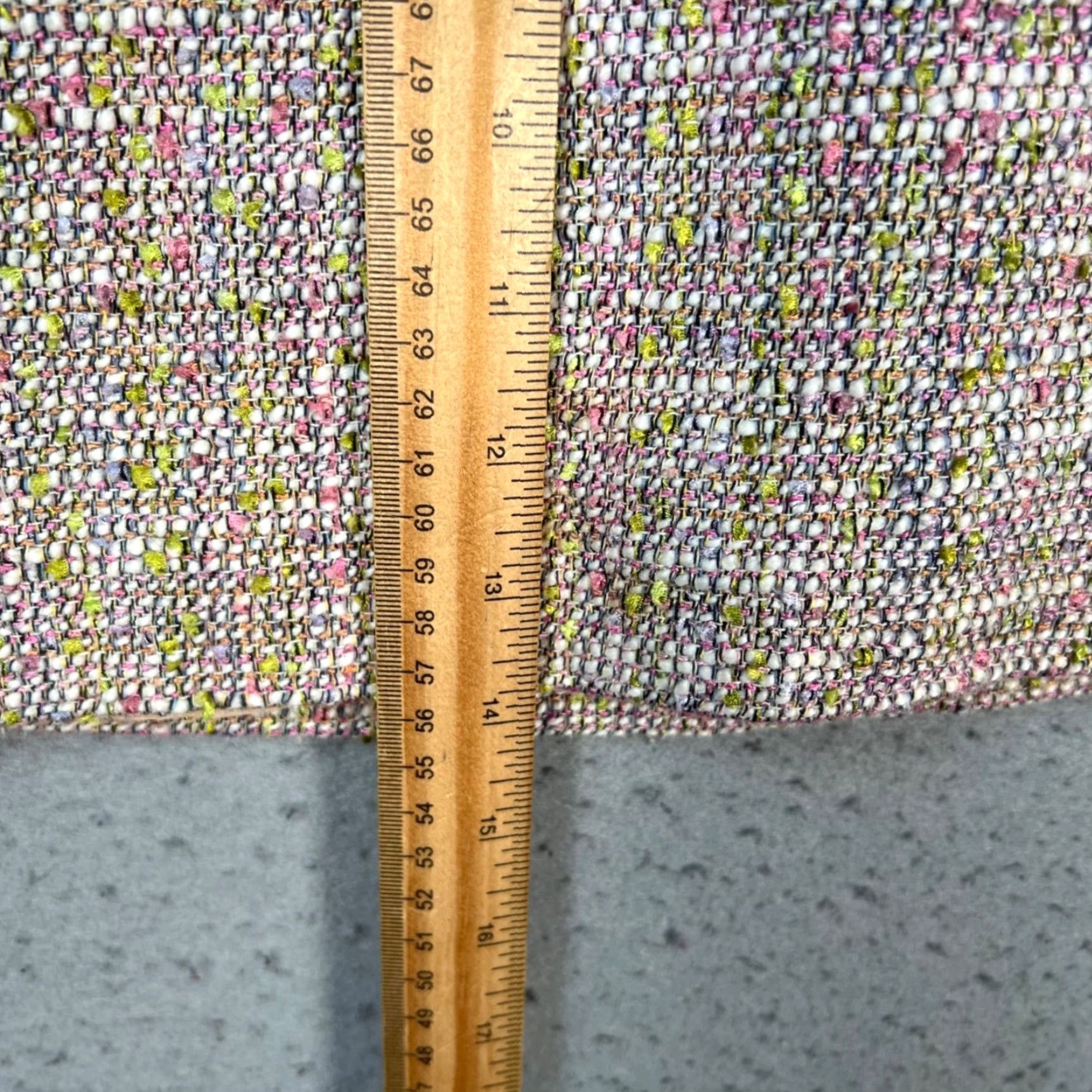 J.Crew J. Crew Tweed Mini Skirt Womens Size 00 Pink/Yellow Lined Short Casual Spring Summer Size 24" / US 00 / IT 34 - 6 Thumbnail