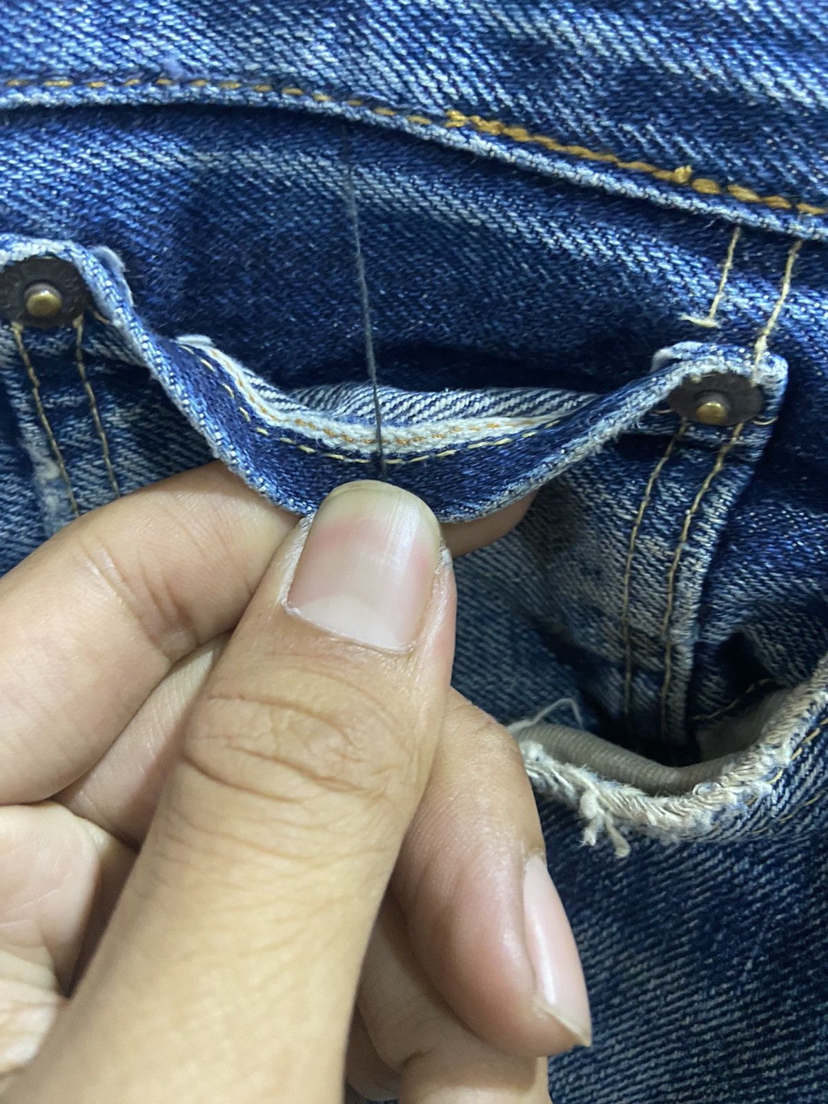 Denime × Japanese Brand Denime distressed selvedge Japan jeans Size US 31 - 4 Thumbnail