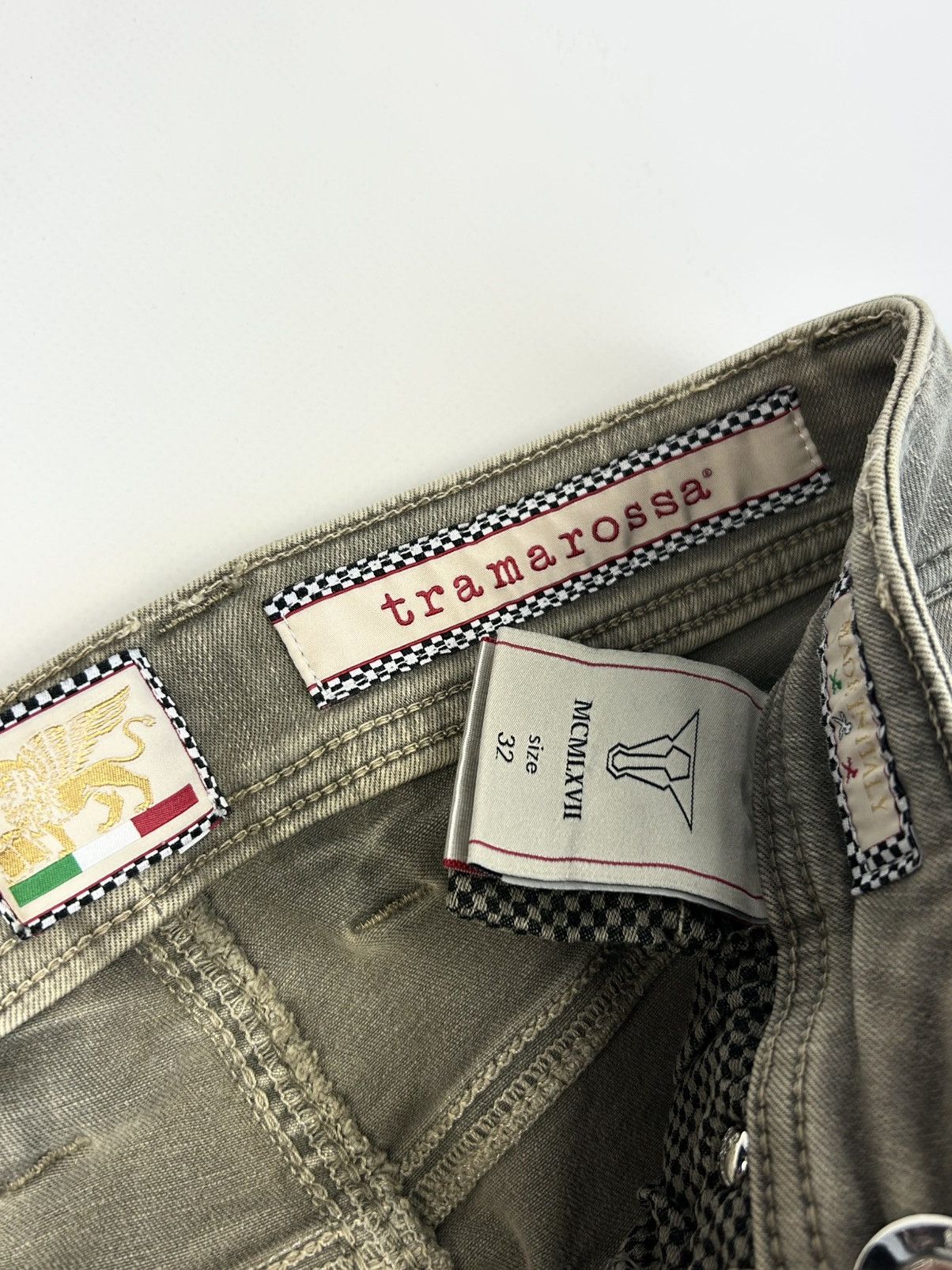 Other Rare Sartoria Tramarossa Jeans 1967 Luxury Men's Denim Pants Size US 32 / EU 48 - 10 Thumbnail