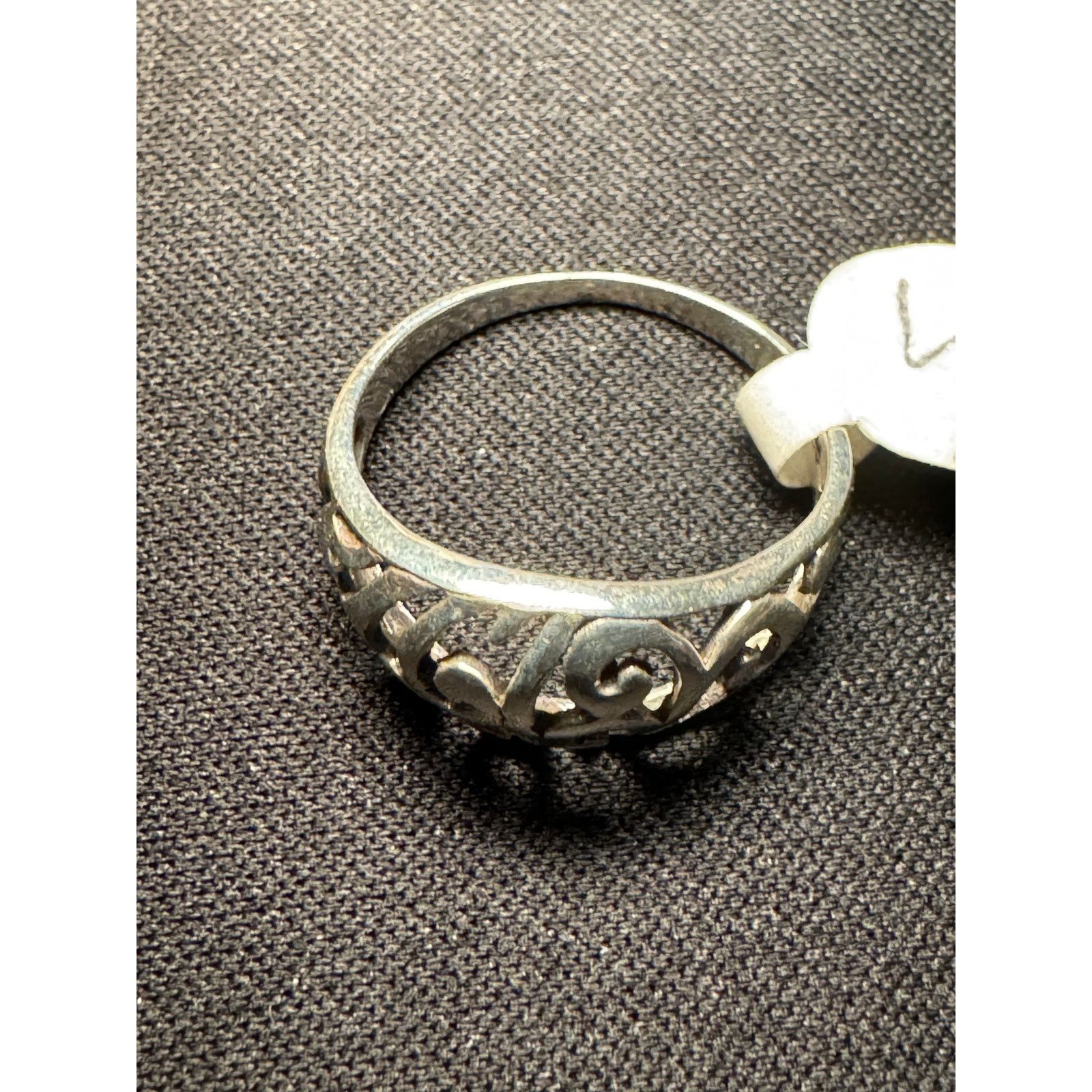 Other 925 Sterling Silver Open Scroll Size 7 Ring Size ONE SIZE - 5 Thumbnail