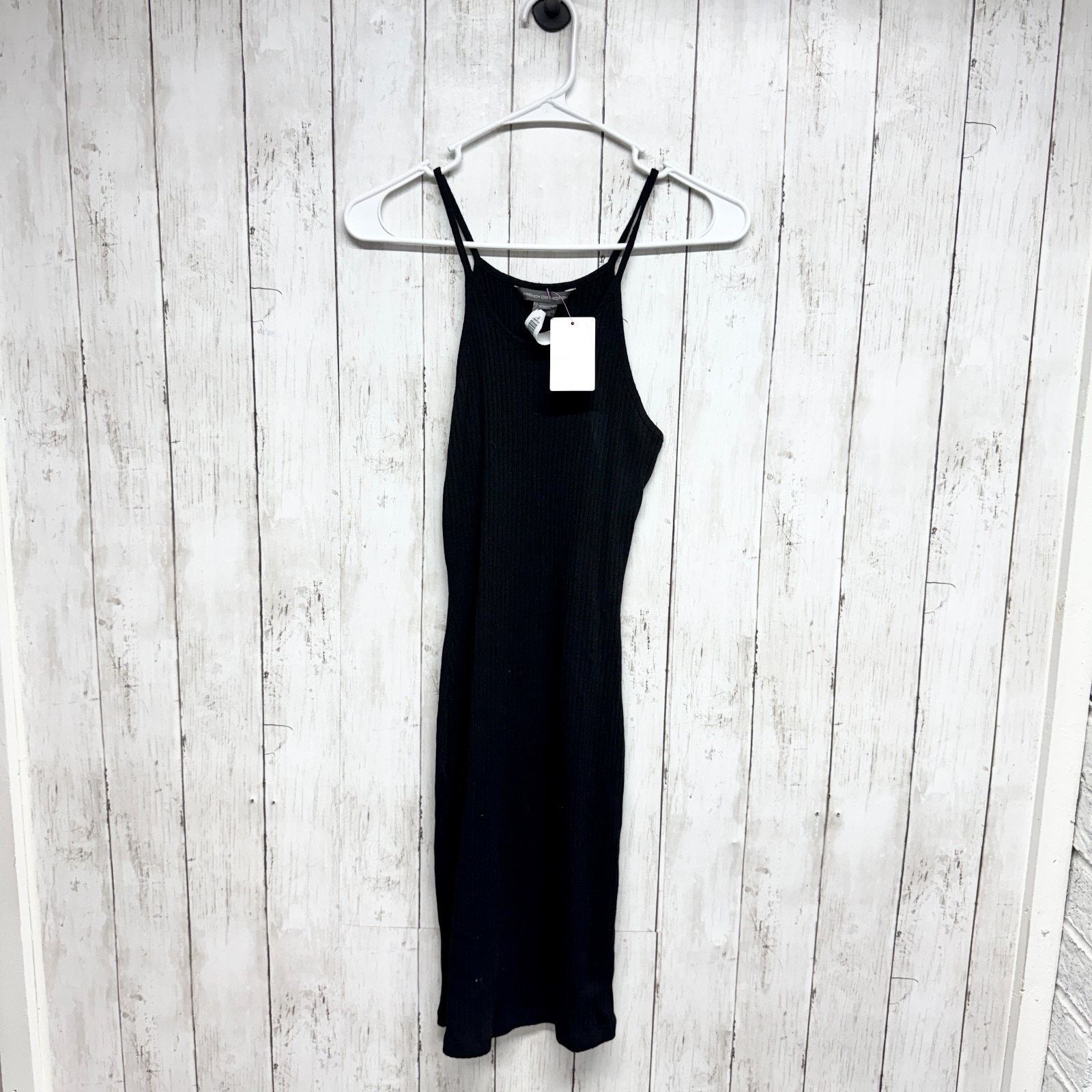 French Connection French Connection Dress Sz 4 Ribbed Spaghetti Strap Midi Size S / US 4 / IT 40 - 1 Thumbnail
