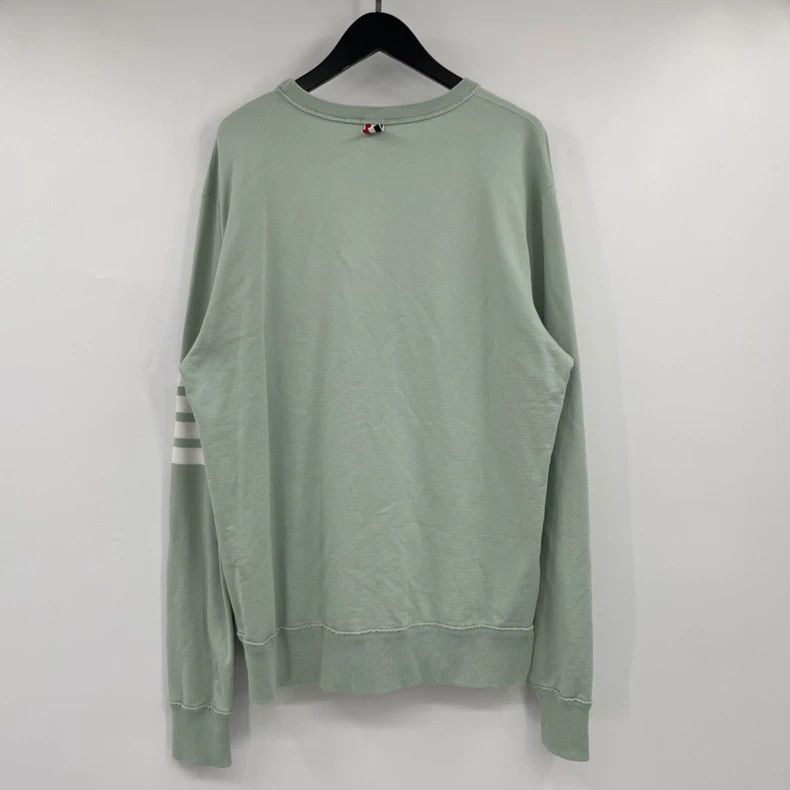 Thom Browne Thom Browne Lime green striped hoodie Size US L / EU 52-54 / 3 - 2 Thumbnail