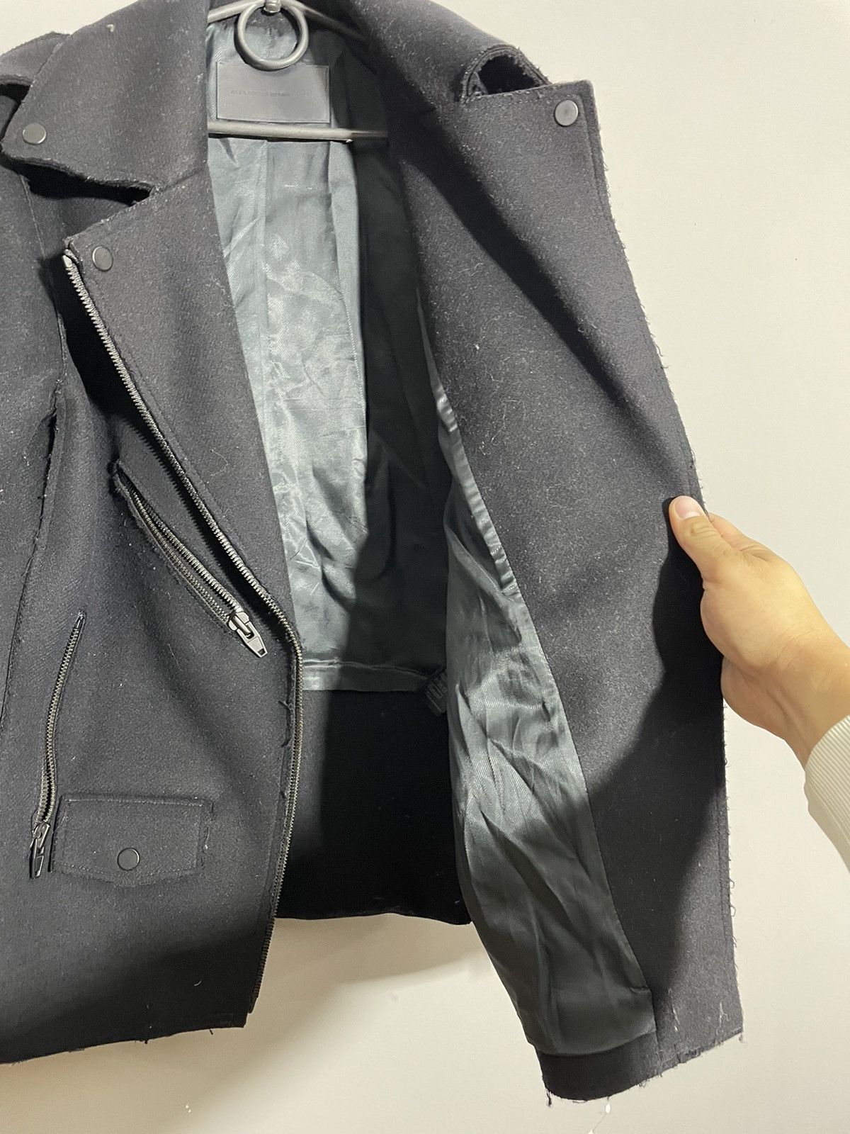 Alexander Wang × H&M Alexander Wang x H&M wool biker jacket Size M / US 6-8 / IT 42-44 - 13 Thumbnail
