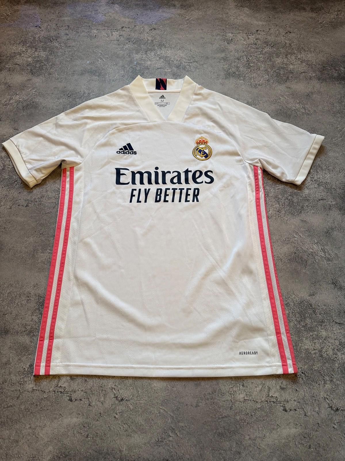 Adidas REAL MADRID 2020/21 Home Football Shirt Soccer Jersey Adidas Size US M / EU 48-50 / 2 - 1 Thumbnail