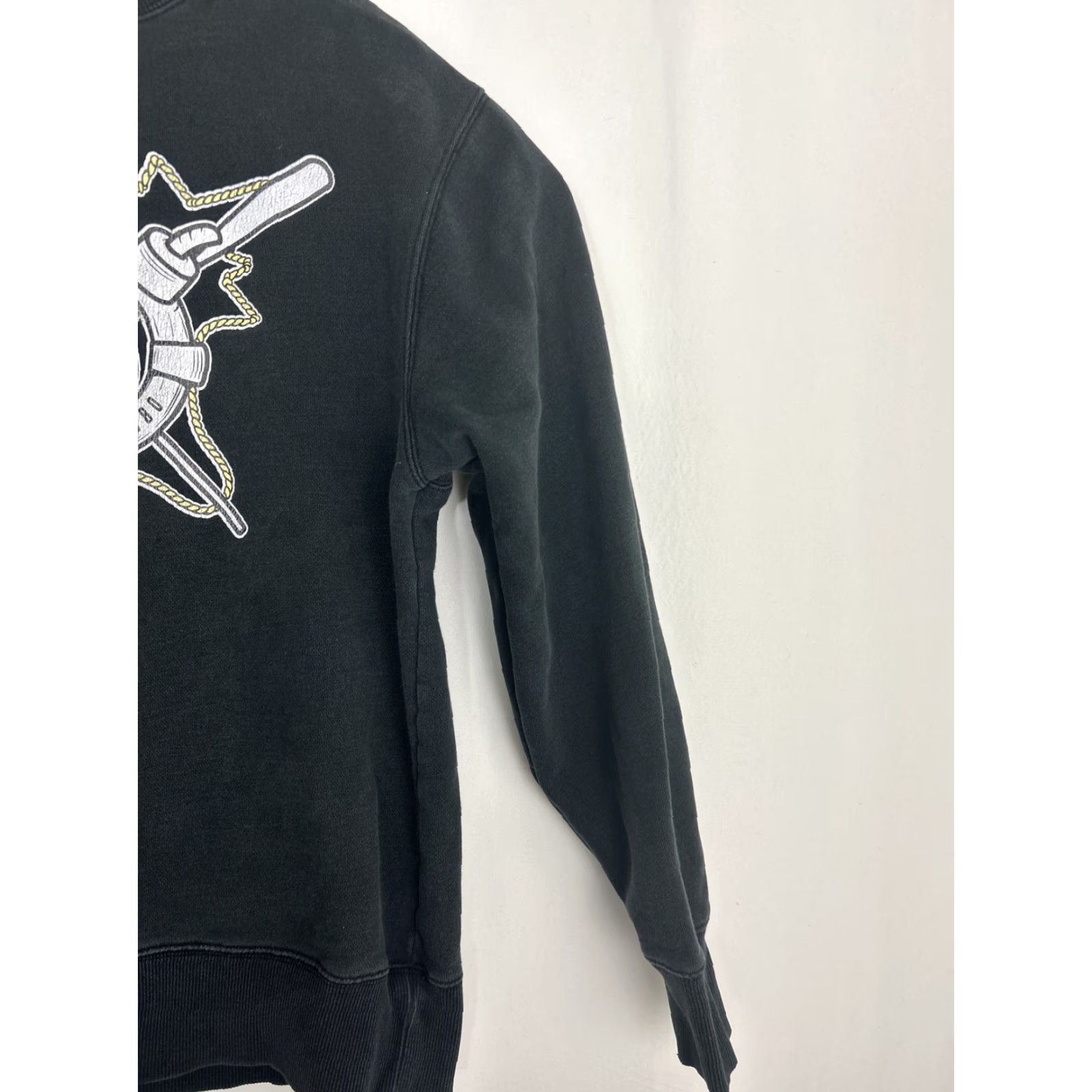 The Hundreds The Hundreds Mens Medium Black Pullover Crewneck Sweater Nautical Graphic Size US M / EU 48-50 / 2 - 4 Thumbnail