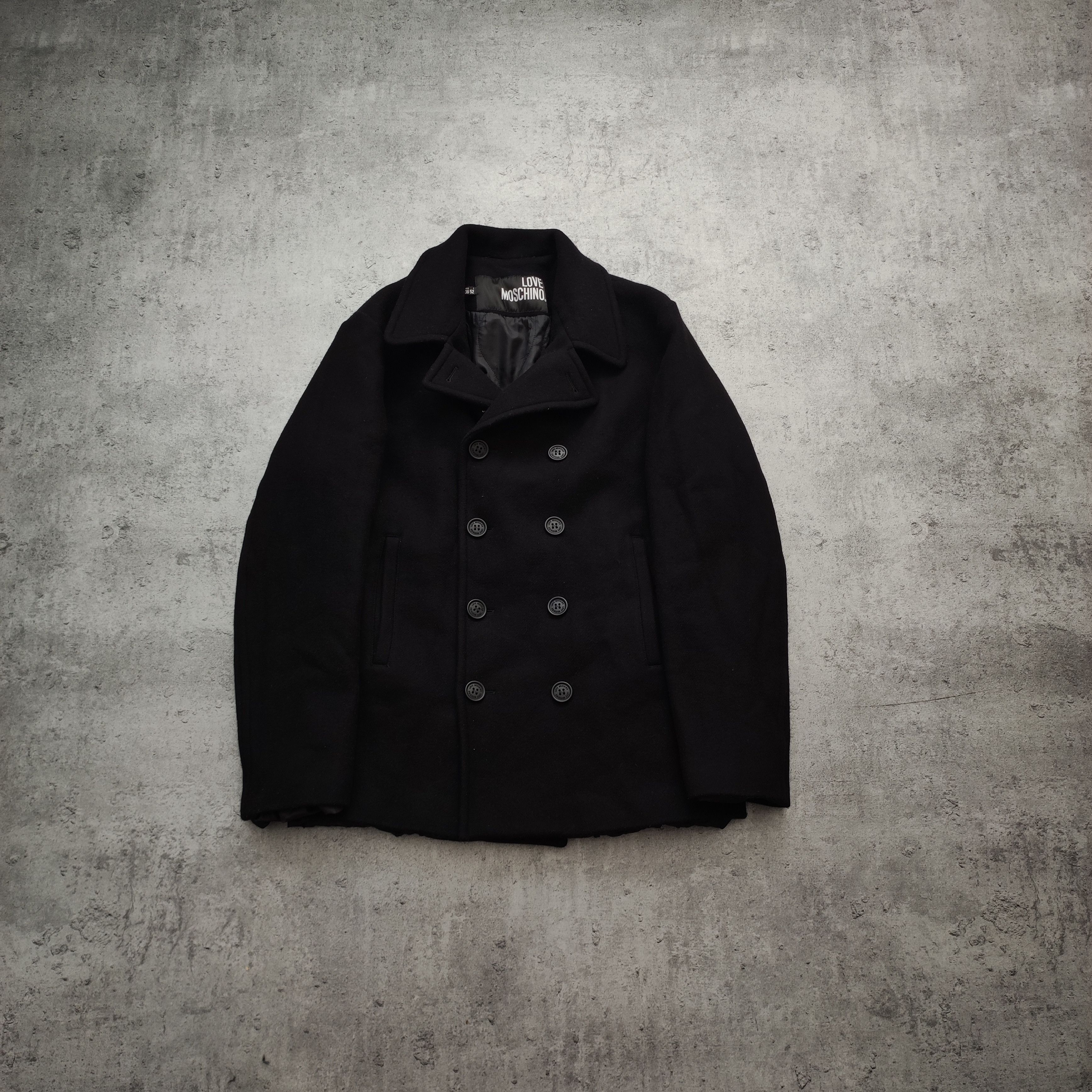 Love Moschino RARE Love Moschino Milano Psychobilly Black Short Coat Size XXL / US 16-18 / IT 52-54 - 2 Thumbnail