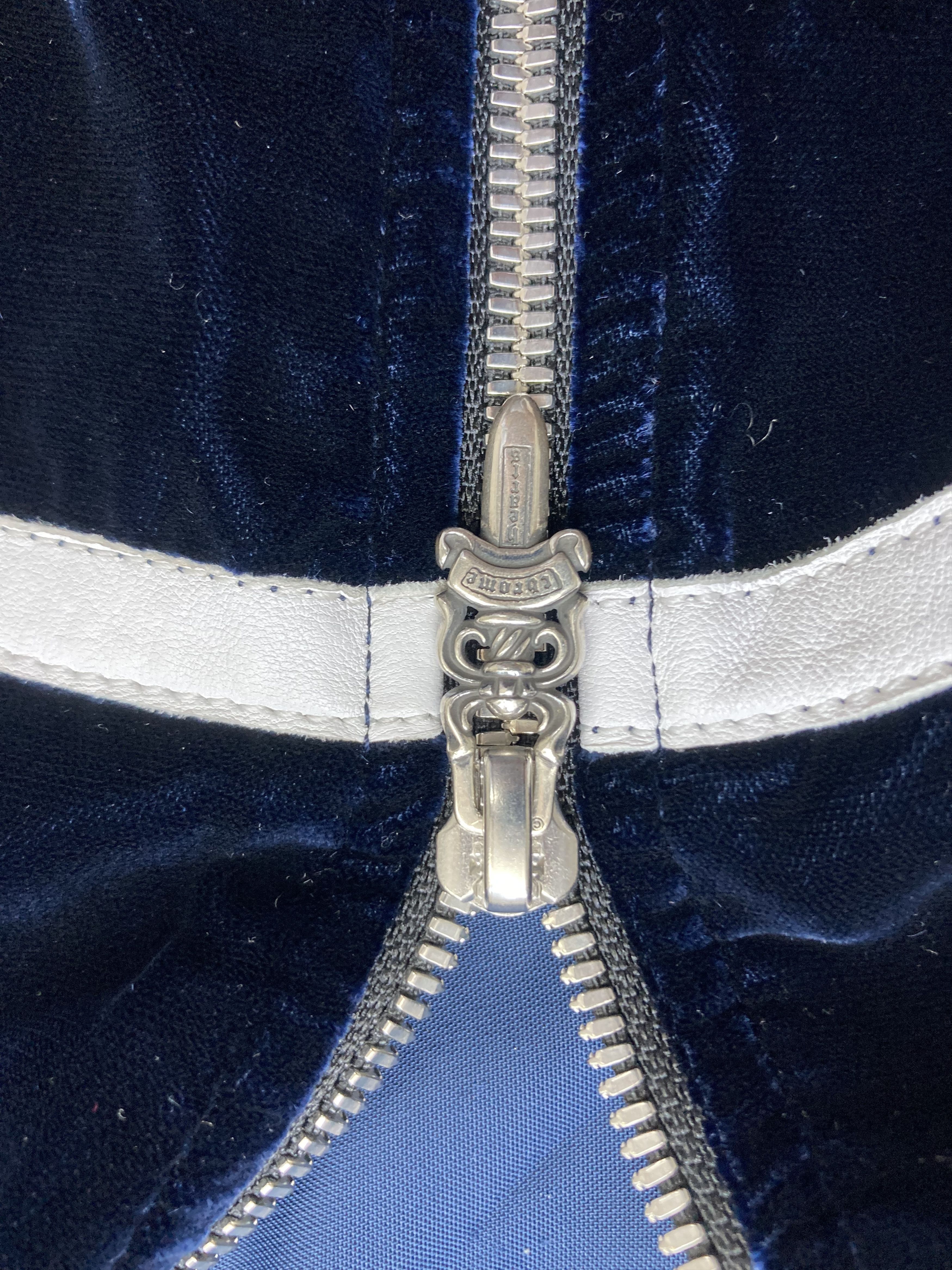Chrome Hearts Chrome Hearts Leather Patch Velvet Dagger Zip Jacket Size US S / EU 44-46 / 1 - 3 Thumbnail