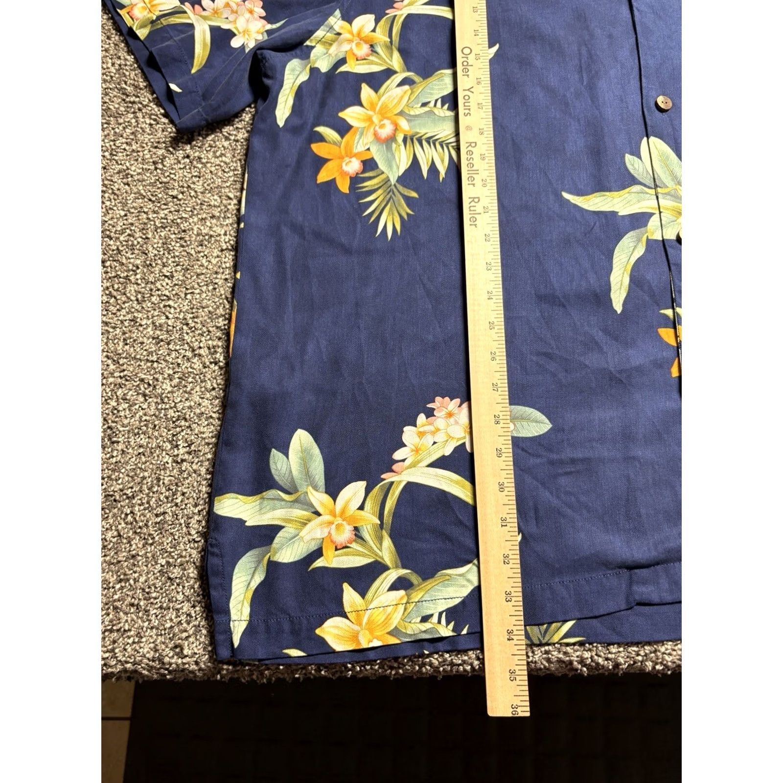 Tommy Bahama Tommy Bahama Hawaiian Shirt Mens 3XL XXXL 100% Silk Floral Blue Camp Shirt Short Sleeve Button-Up Collared Beach Tropical Size US XXL / EU 58 / 5 - 6 Thumbnail