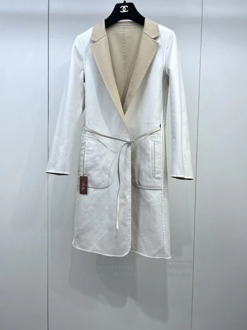 Loro Piana Loro Piana Two-Tone Belted Jacket Size XXS / US 00 / IT 34 - 4 Thumbnail