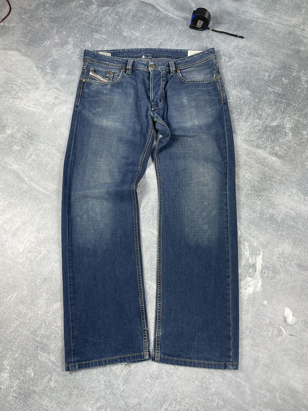 Diesel Crazy baggy Diesel Larkee denim jeans washed Size US 34 / EU 50 - 6 Thumbnail